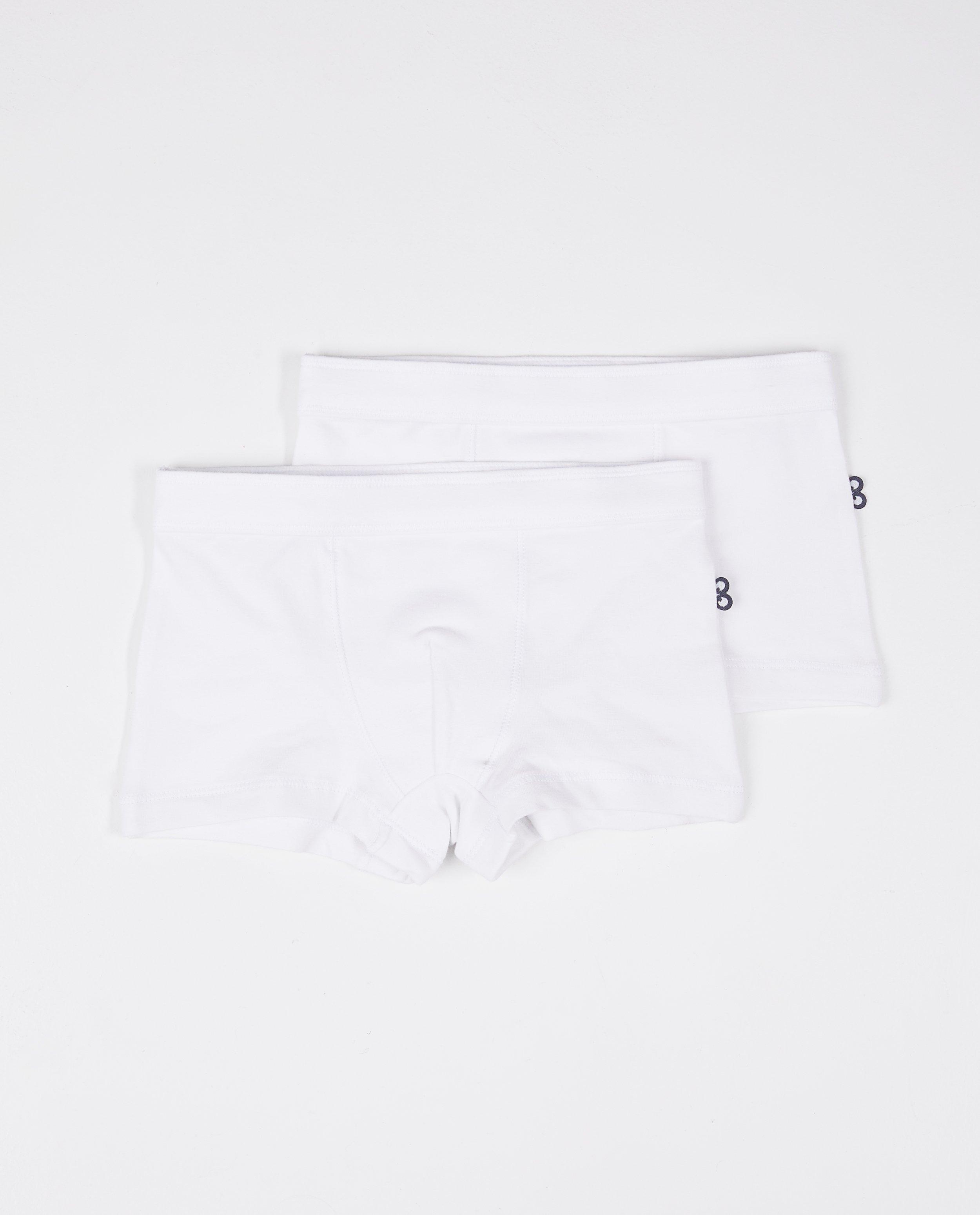 2 witte boxers, Woody 2-7 jaar - duo-pack - Woody