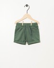 Short vert en coton bio - stretch - Cuddles and Smiles