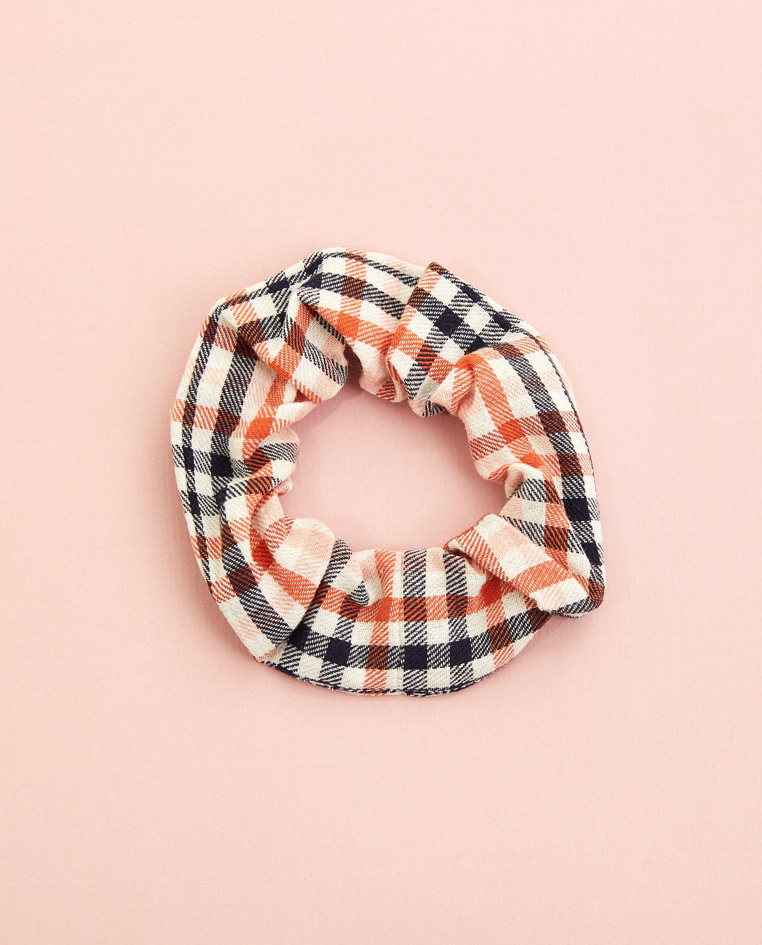 Scrunchie met ruitpatroon - allover - Milla Star