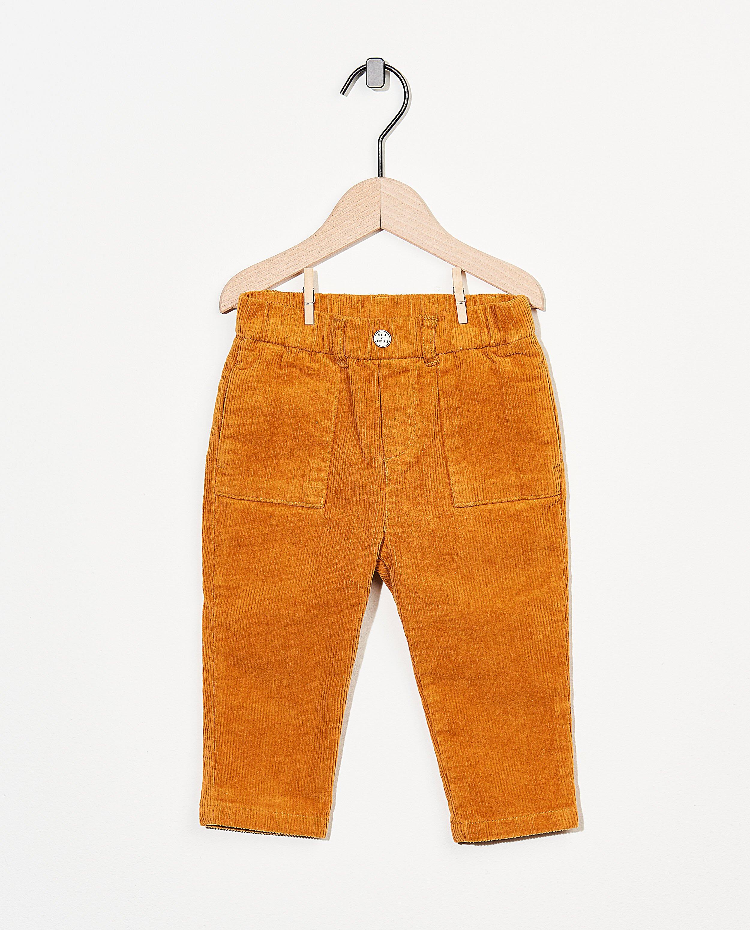 Pantalon ocre Bumba - en velours côtelé - Bumba