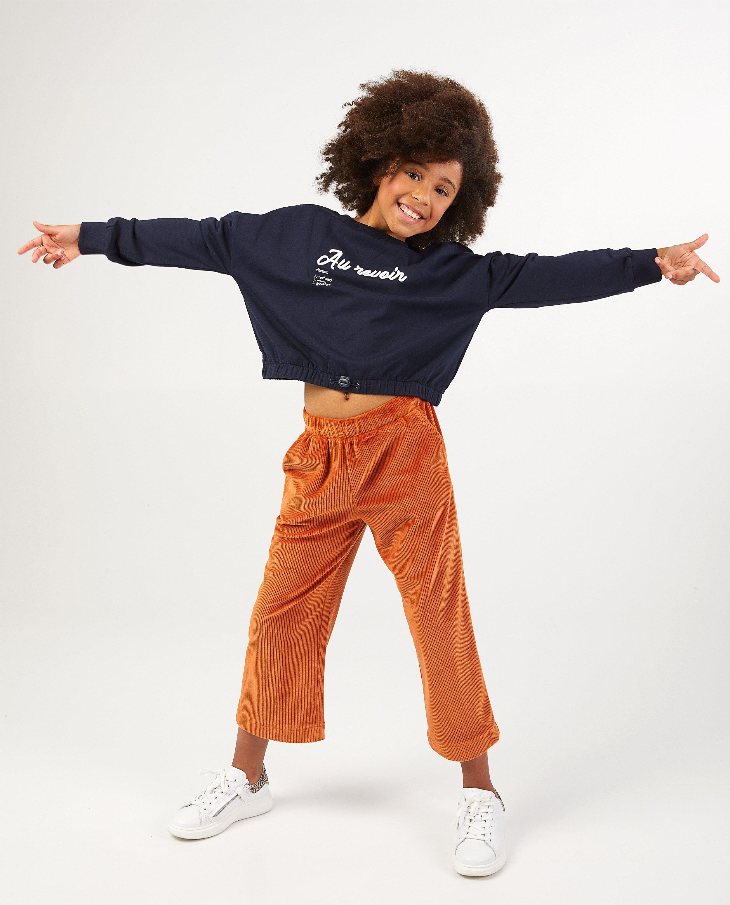 Oranje broek van ribfluweel - Product Detail - rood - afbeelding nummer 1