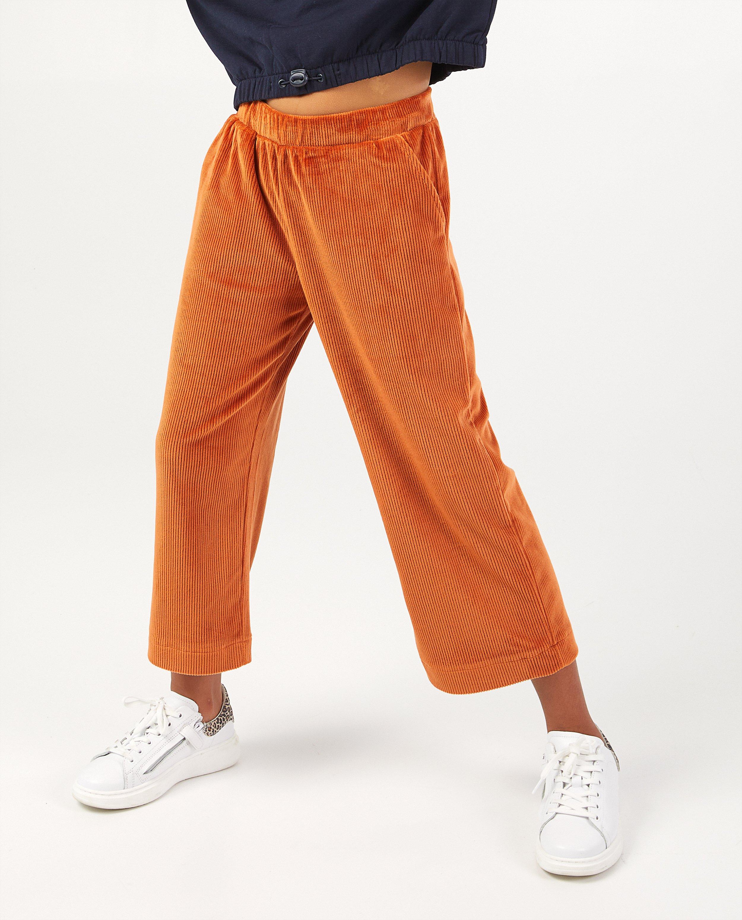 Oranje broek van ribfluweel - Product Detail - rood - afbeelding nummer 2