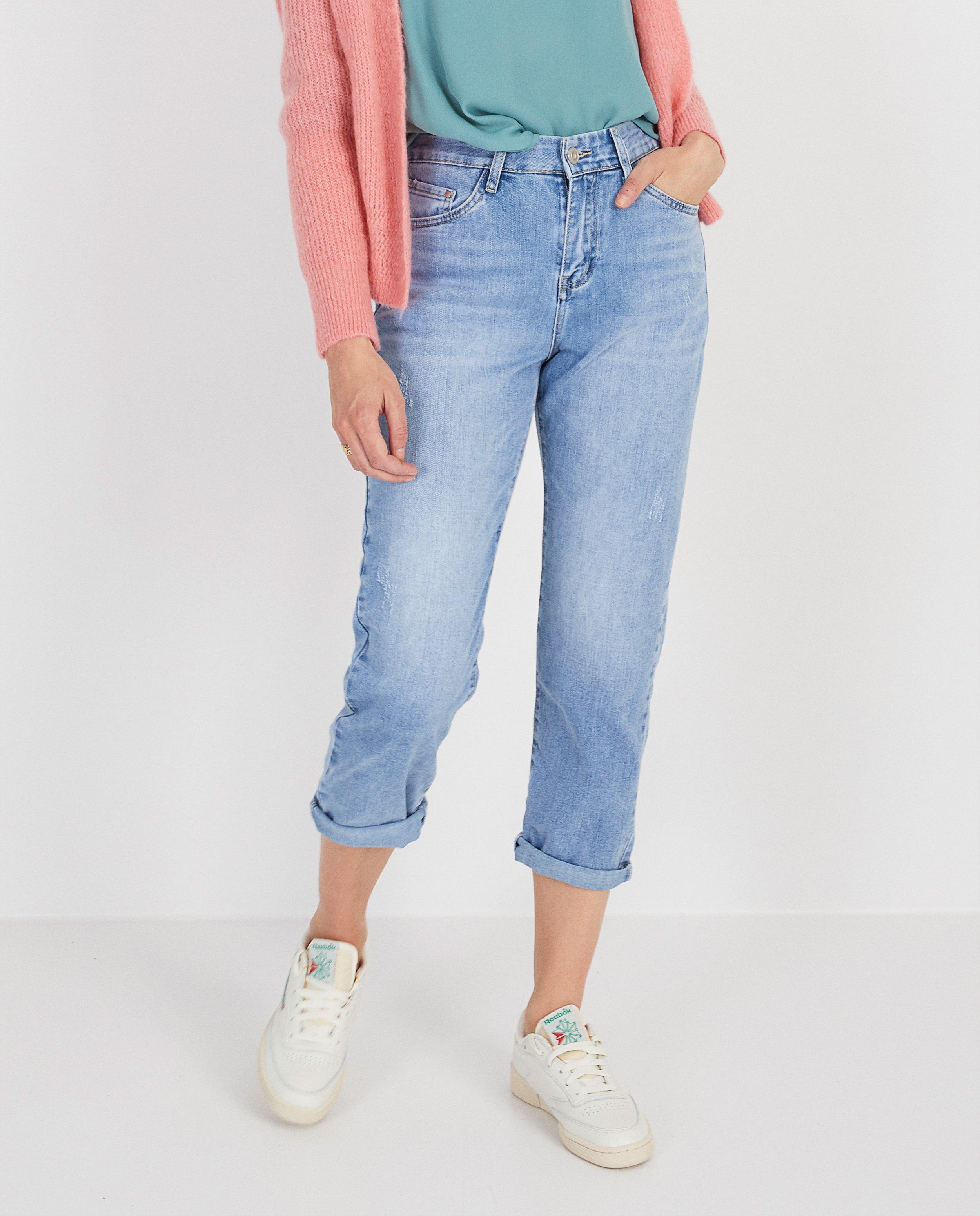 Jeans - Jeans bleu destroyed Ella Italia