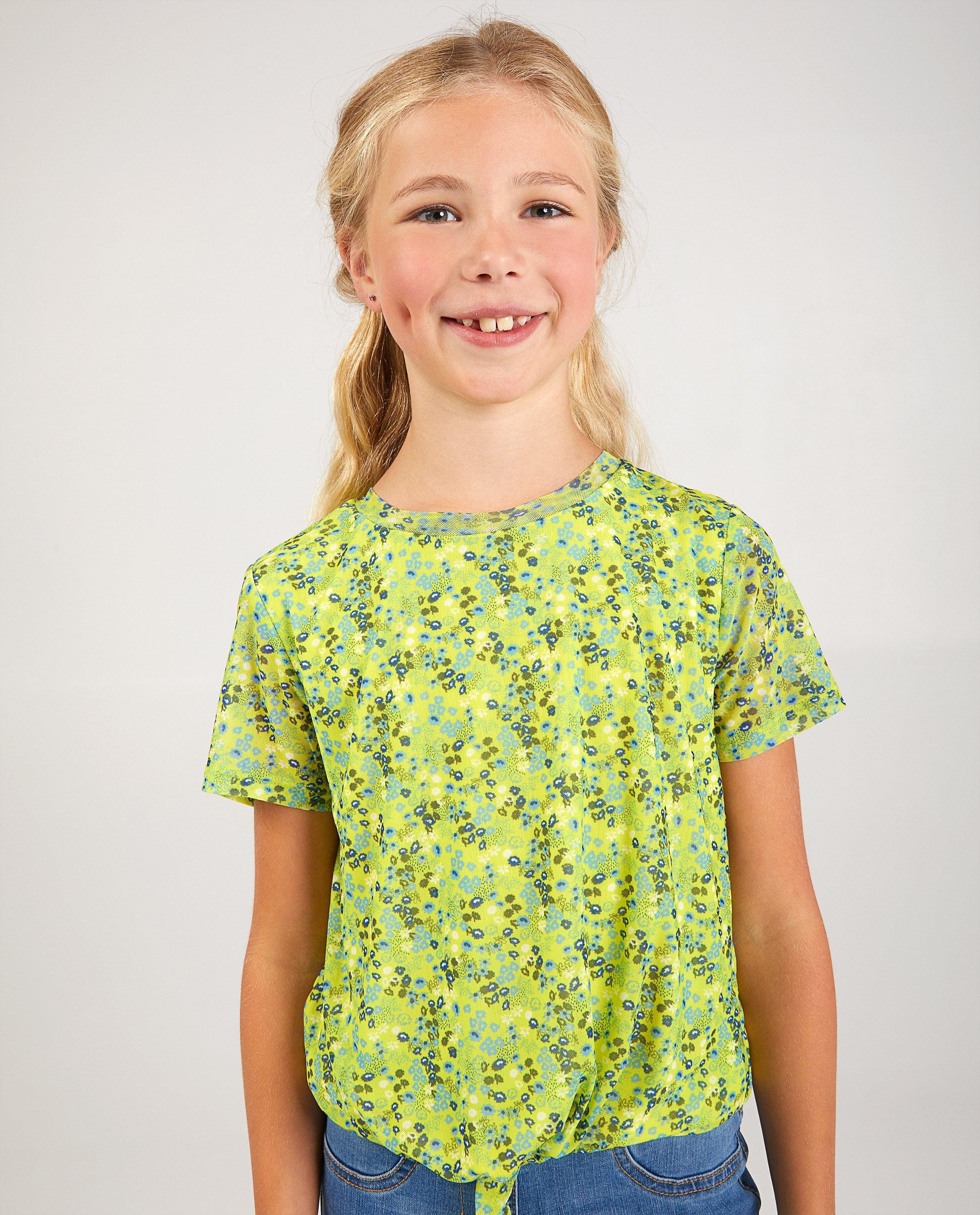 T-shirts - T-shirt met bloemenprint Nachtwacht