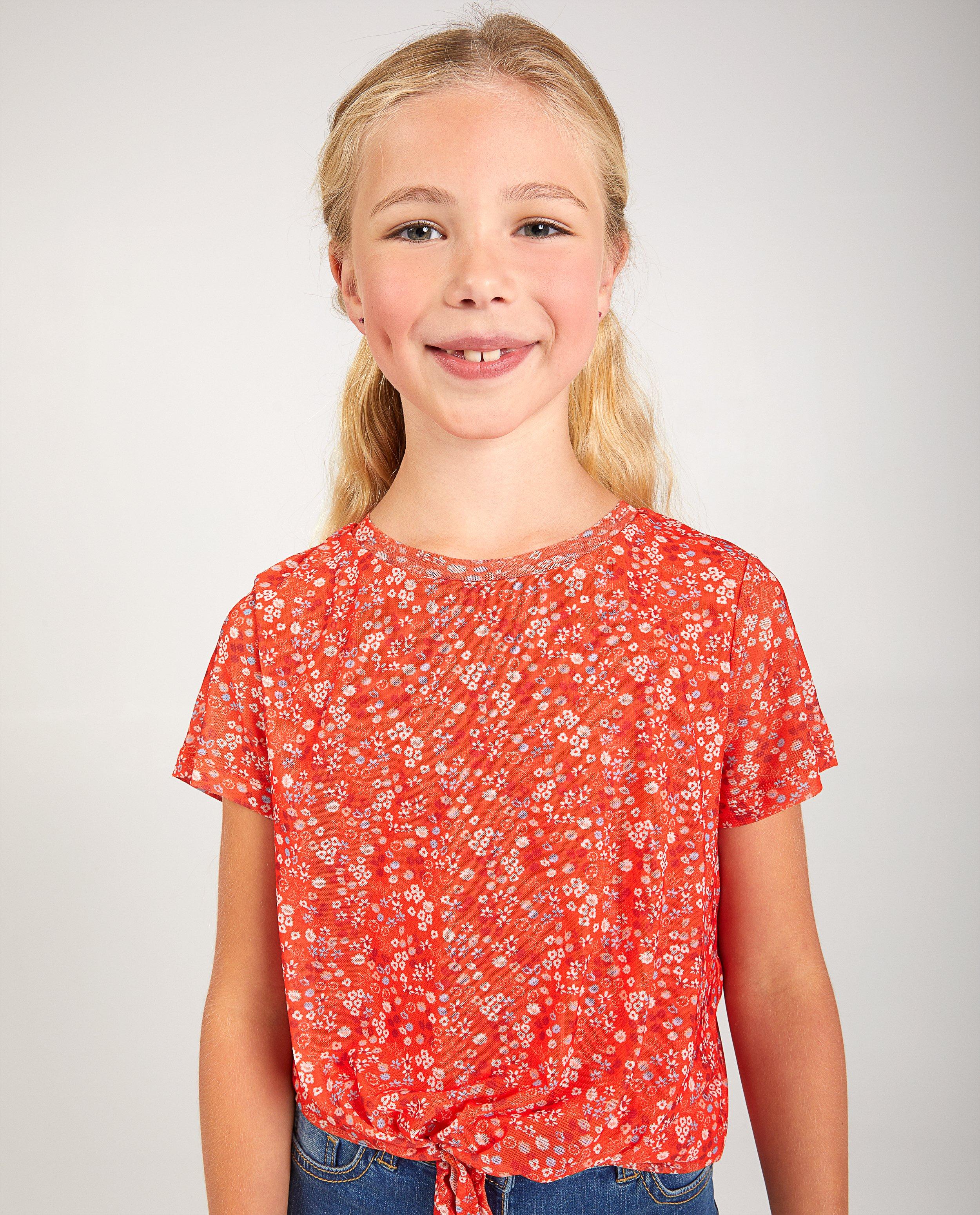 T-shirts - T-shirt met bloemenprint Nachtwacht