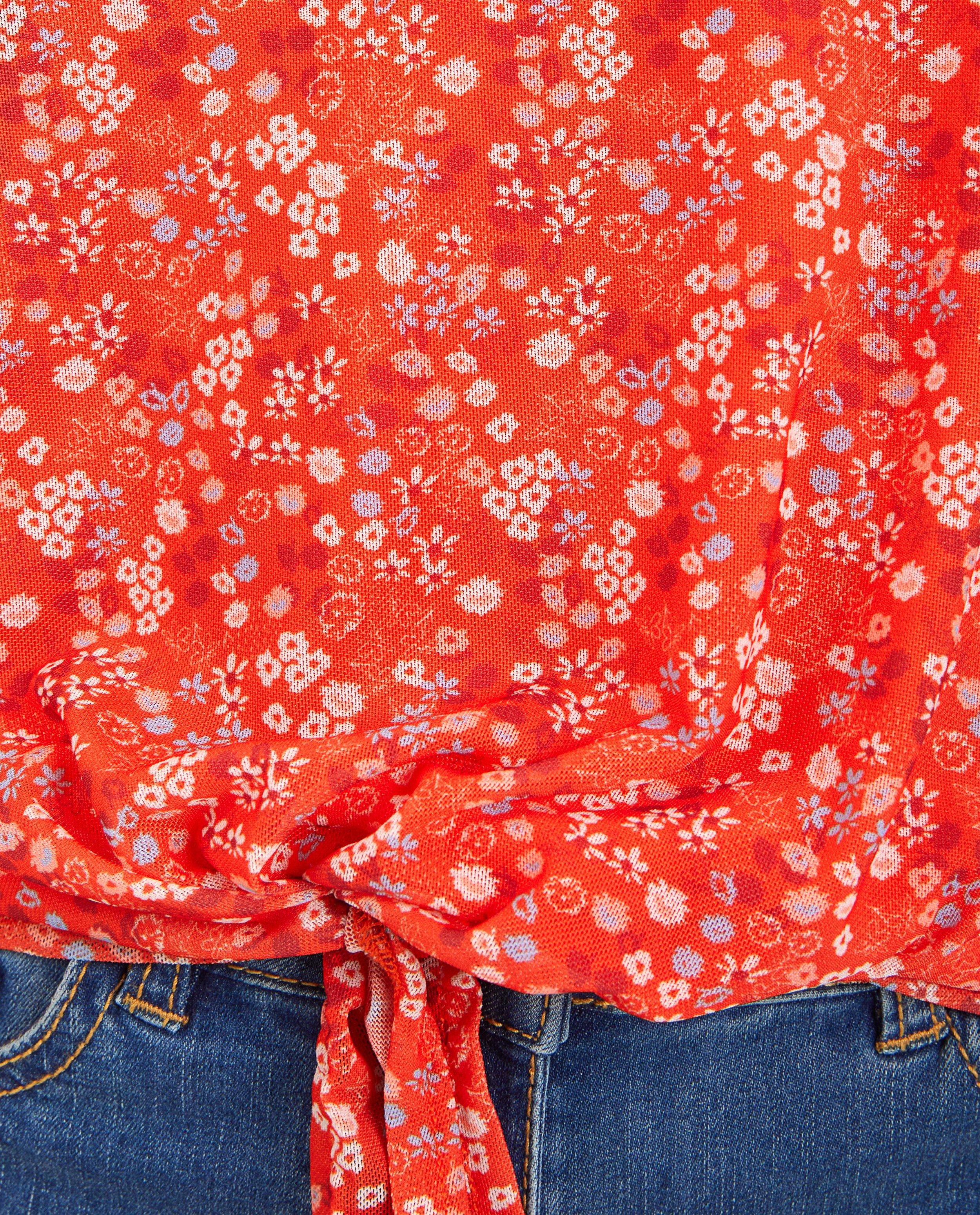 T-shirts - T-shirt met bloemenprint Nachtwacht
