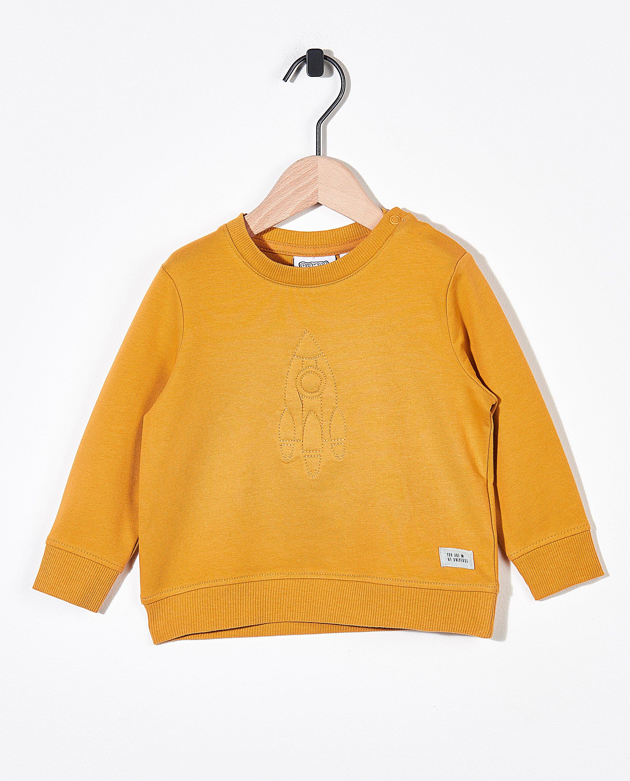 Sweat ocre Bumba - avec broderie - Bumba