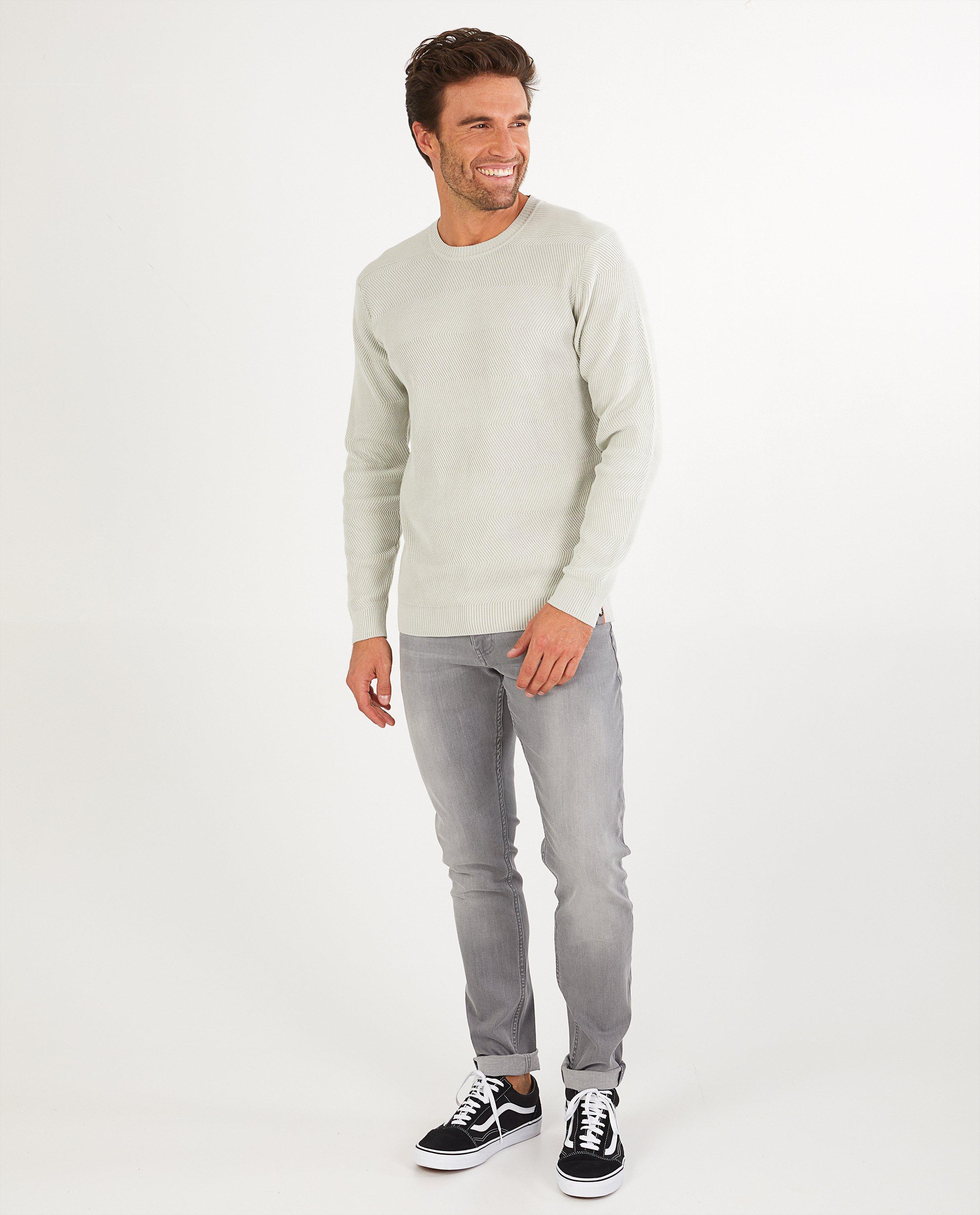 Pull gris Noize Amstrdm - imprimé intégral - Noize