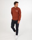 Bruine sweater League Danois - met opschrift - League Danois