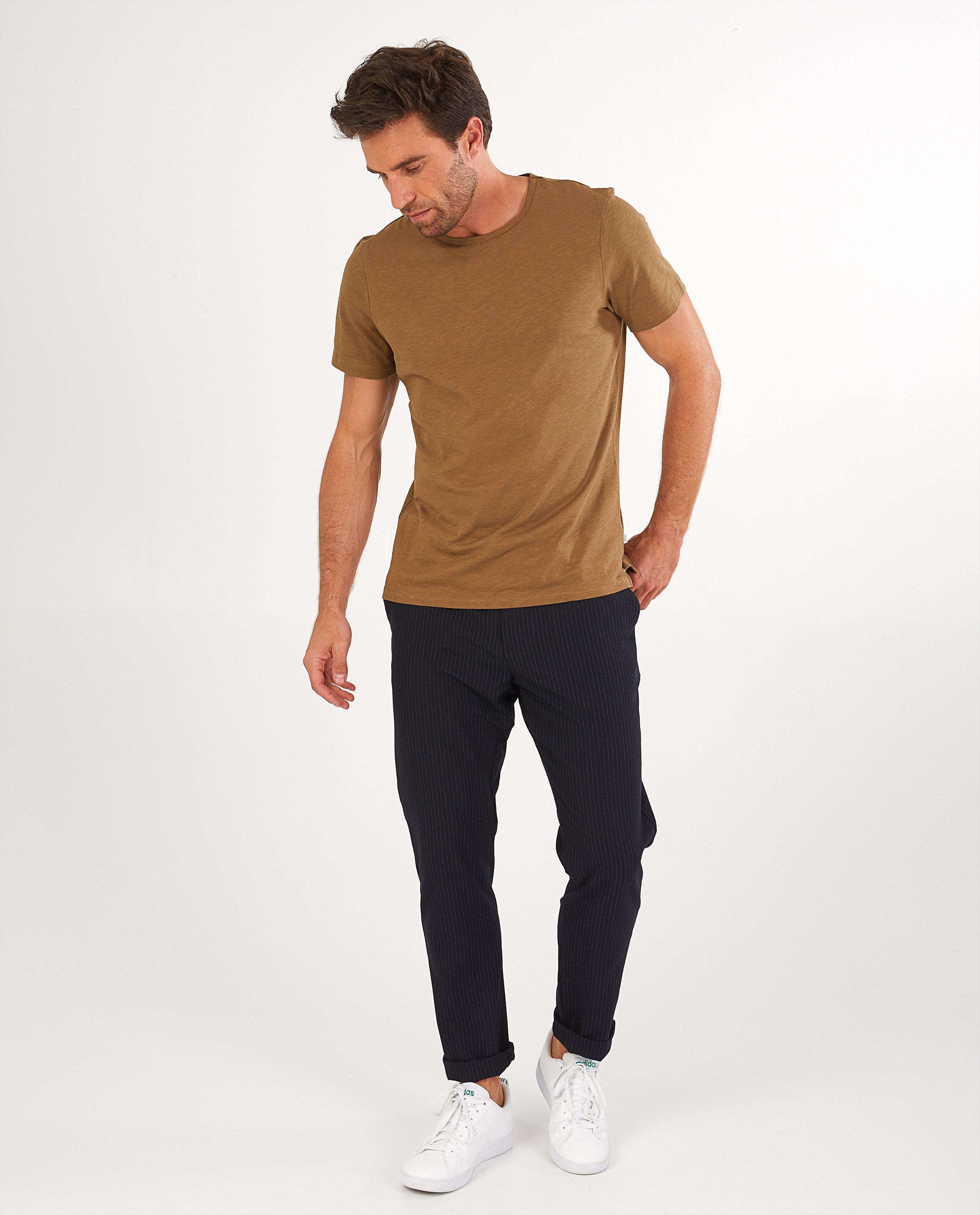 Blauwe geklede broek League Danois - allover - League Danois