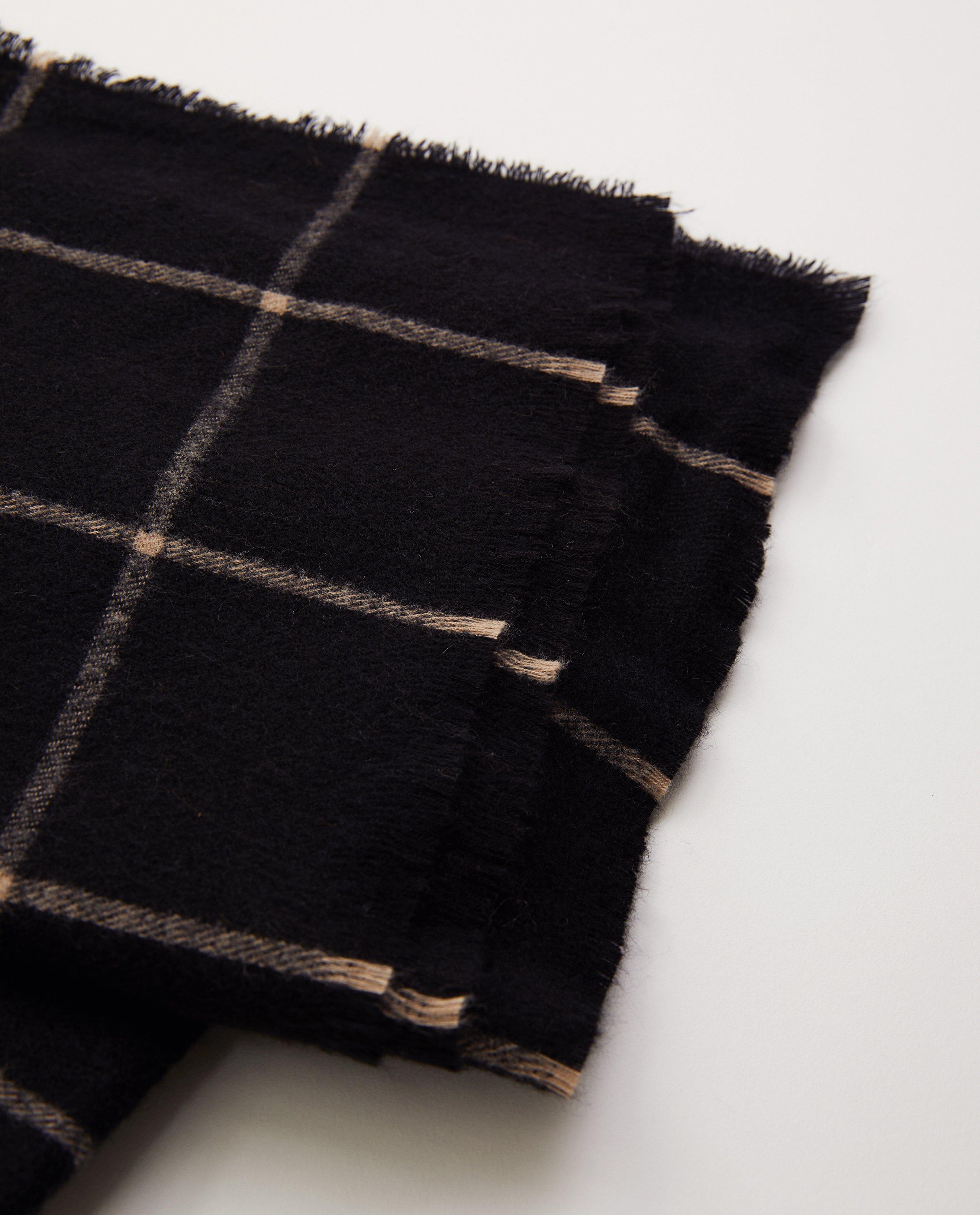 Zwarte sjaal met ruitpatroon Pieces - Product Detail - meerkleurig - afbeelding nummer 3