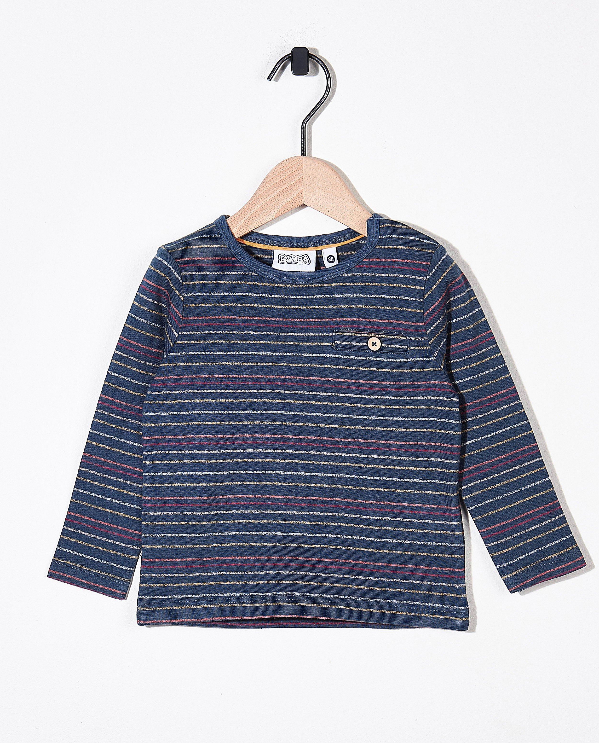 T-shirt à manches longues rayé Bumba - imprimé intégral - Bumba