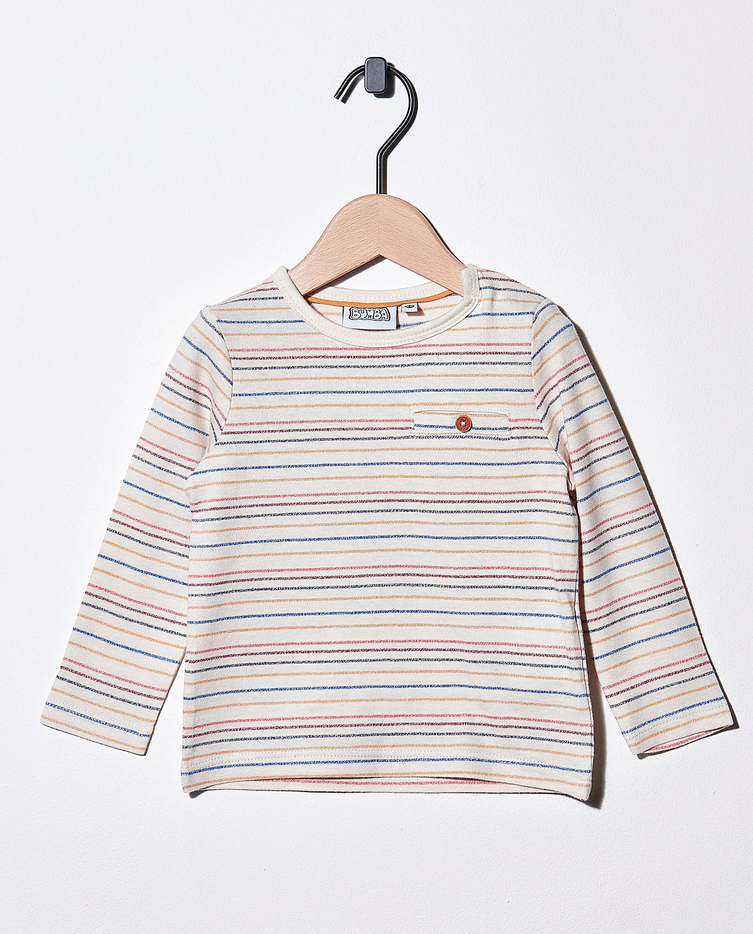 Longsleeve met streepjes Bumba - allover - Bumba