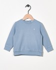 Lichtblauwe sweater - met ribdetail - Cuddles and Smiles