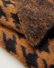 Breigoed - Bruine sjaal met print Pieces