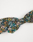 Zwarte haarband met bloemenprint - allover - Fish & Chips