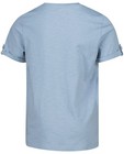 T-shirts - Lichtblauw T-shirt met opschrift