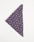 Breigoed - Blauwe sjaal met paisleymotief