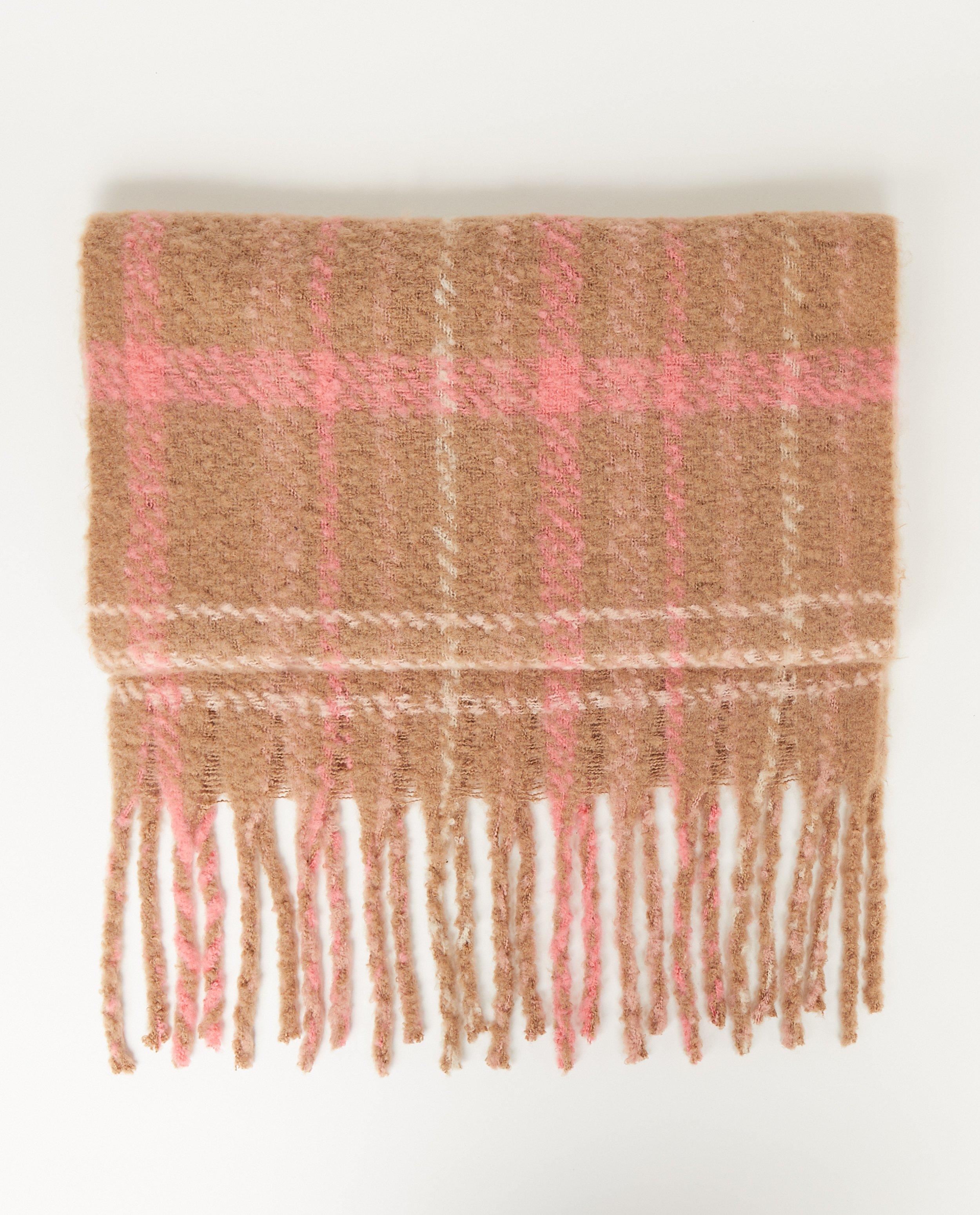 Écharpe brune Pieces - en polyester recyclé - Pieces