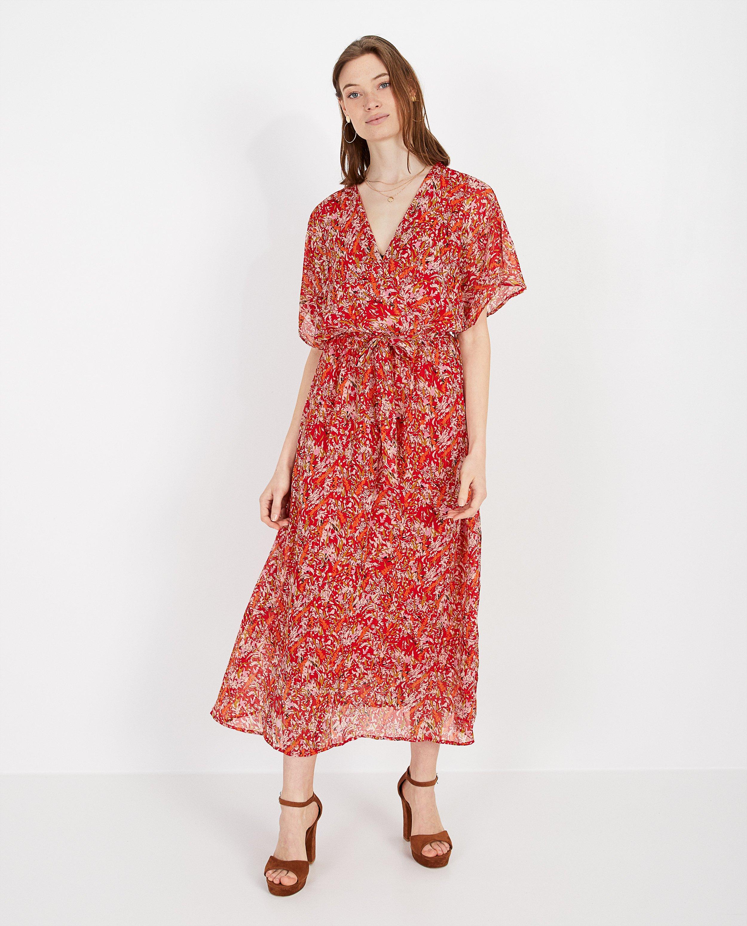 Robes - Robe maxi, imprimé fleuri