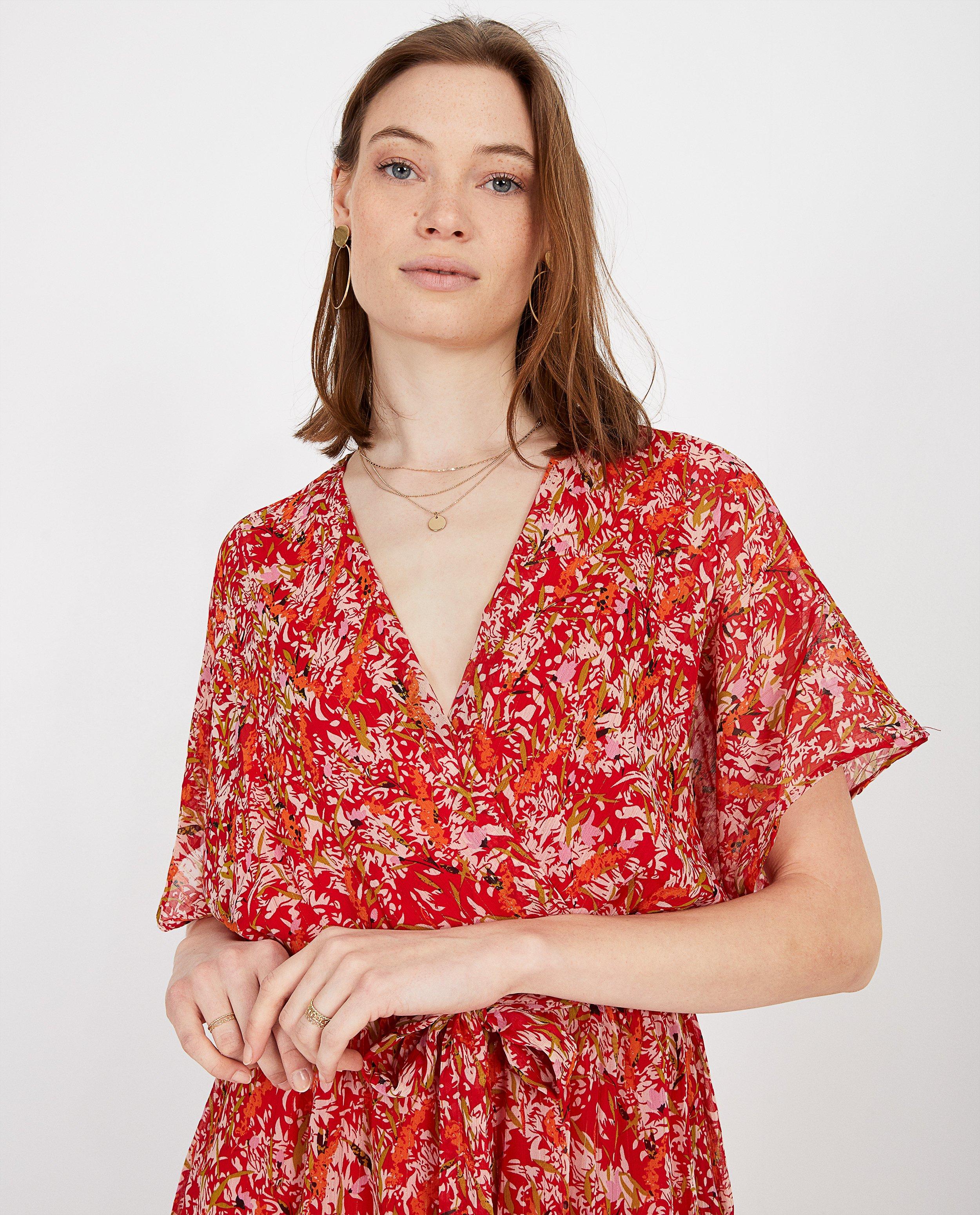 Robes - Robe maxi, imprimé fleuri