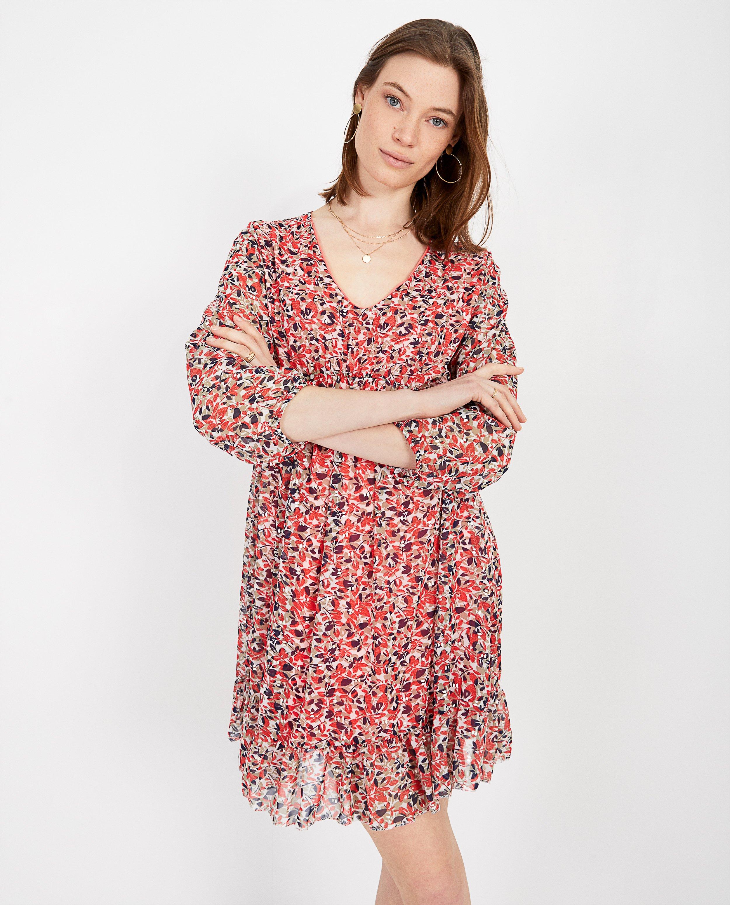 Robes - Robe rose à imprimé