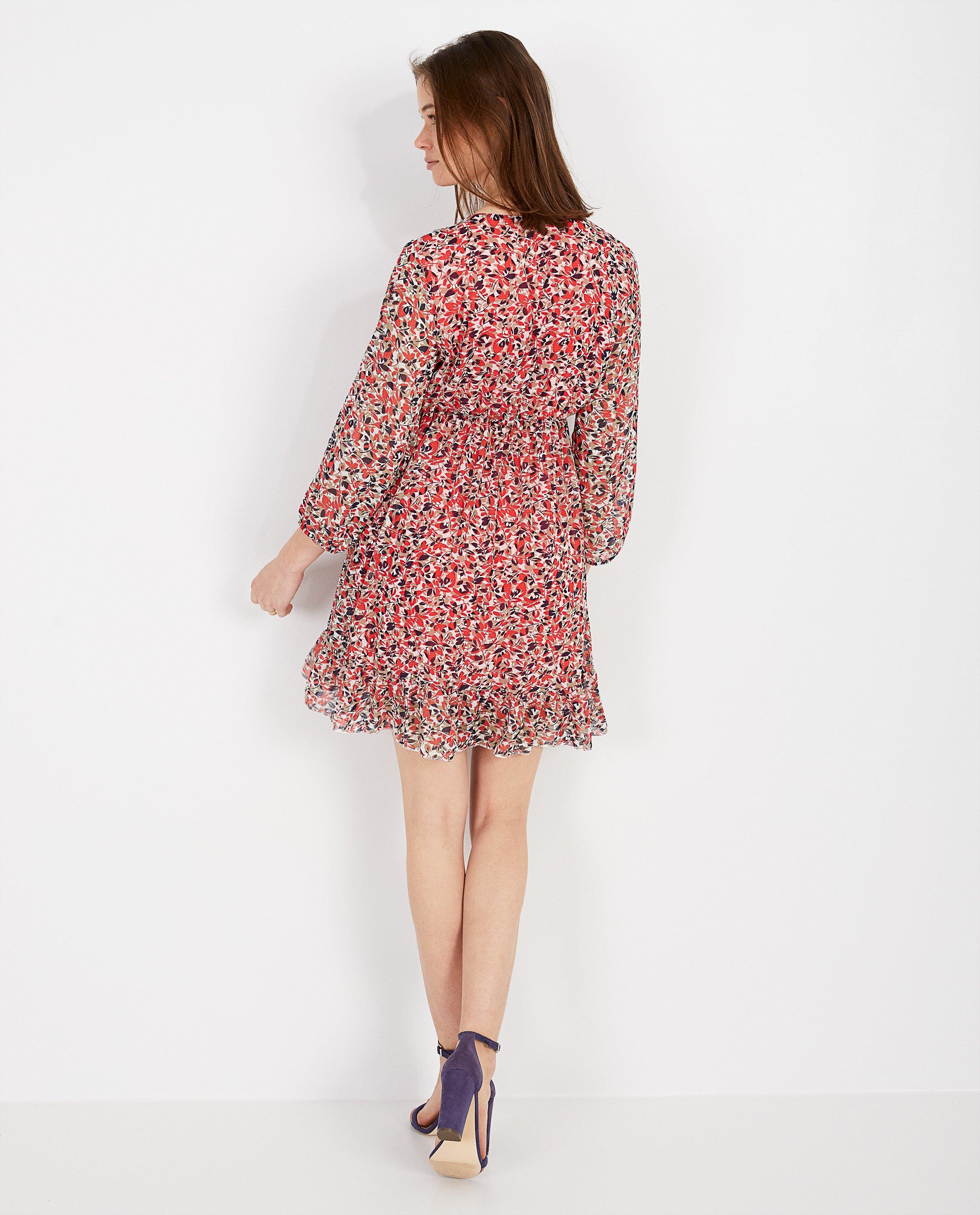 Robes - Robe rose à imprimé