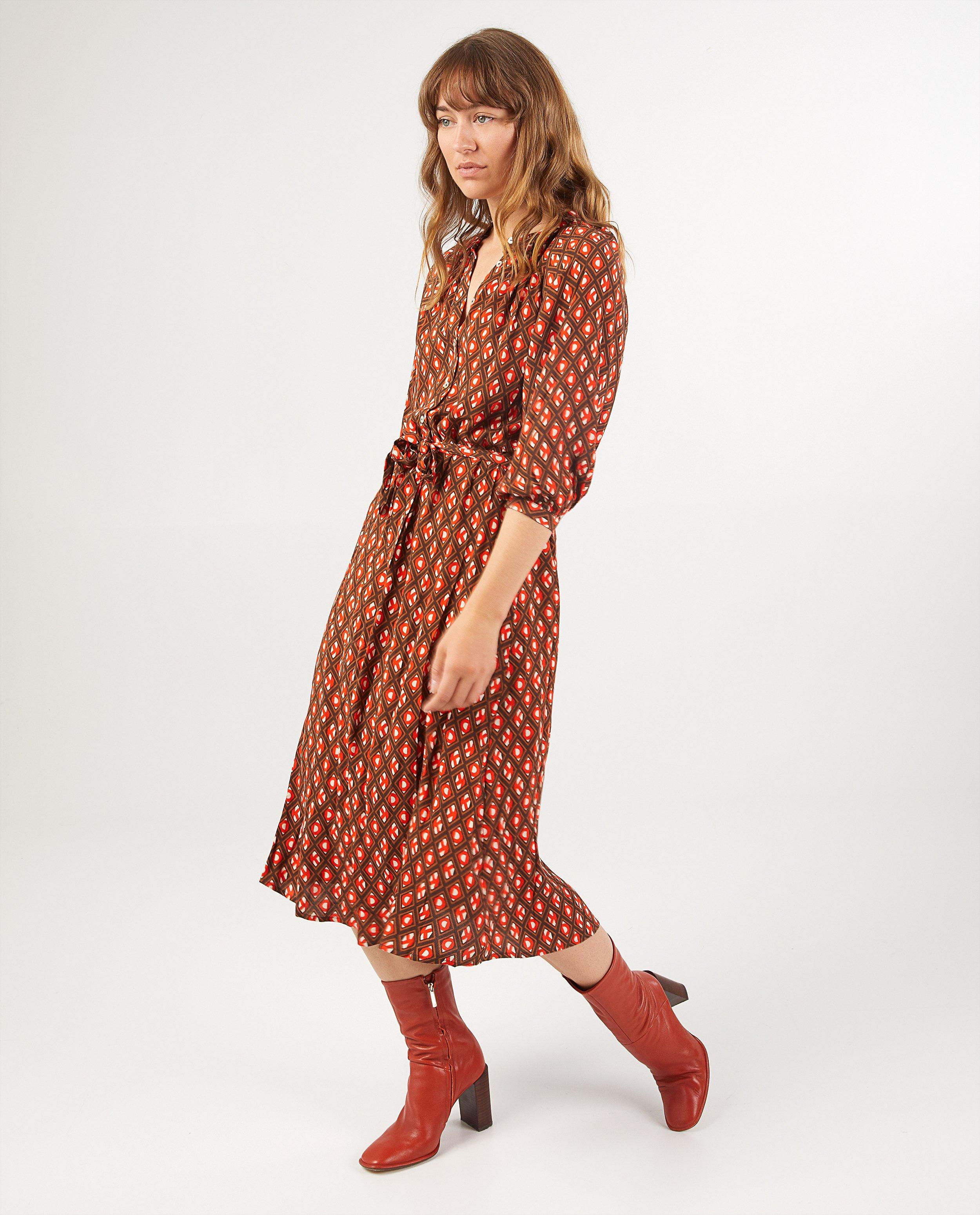 Robe avec imprimé Karen Damen - intégral - Karen Damen