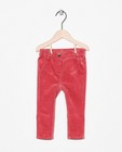 Pantalon rouge en velours côtelé - stretch - Cuddles and Smiles