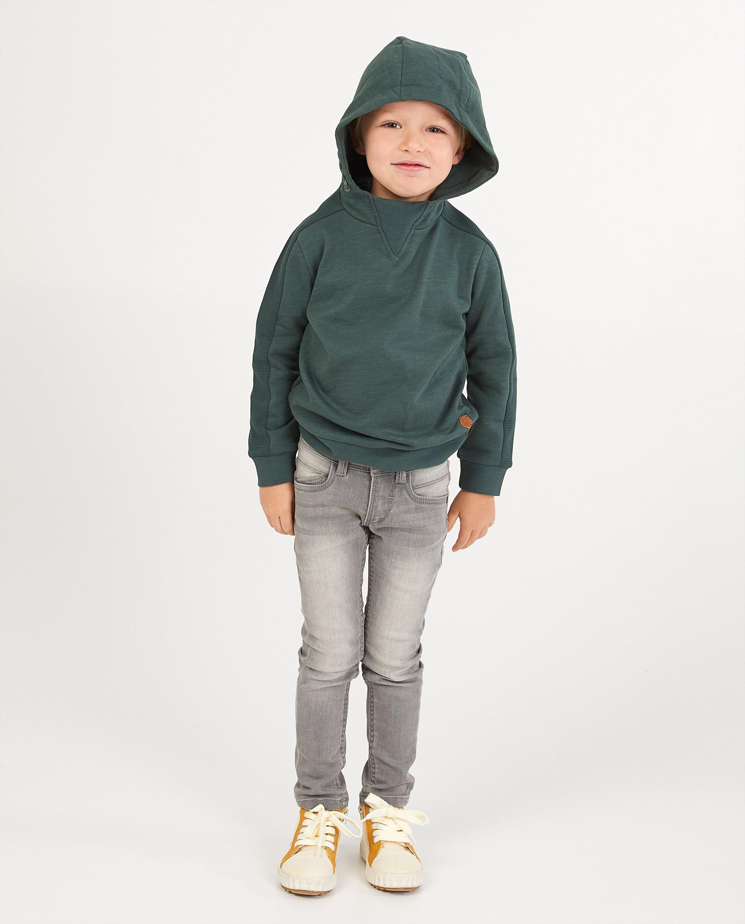 Groene sweater Wickie - met ribdetail - Wickie