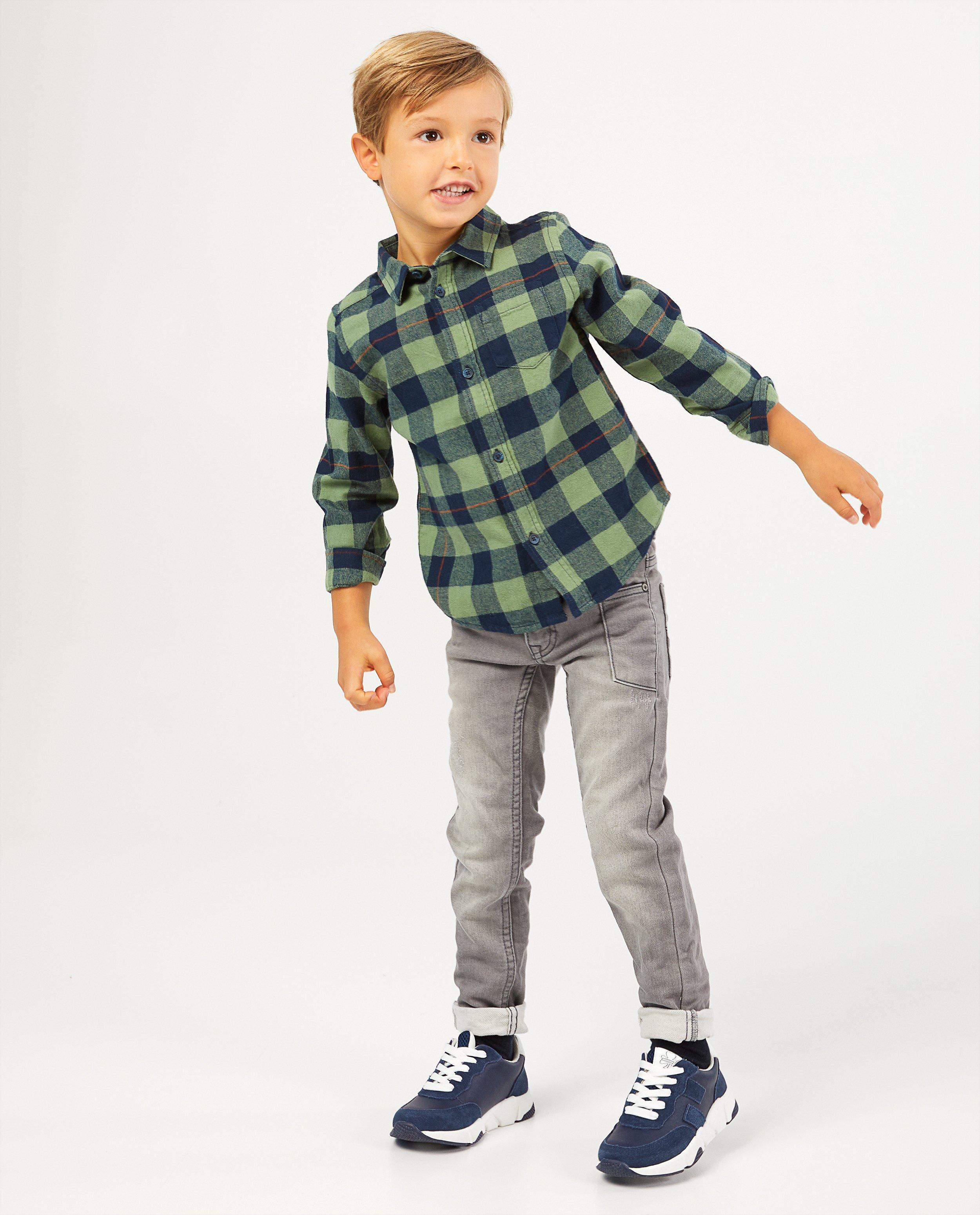 Chemise verte à carreaux BESTies - imprimé intégral - Besties