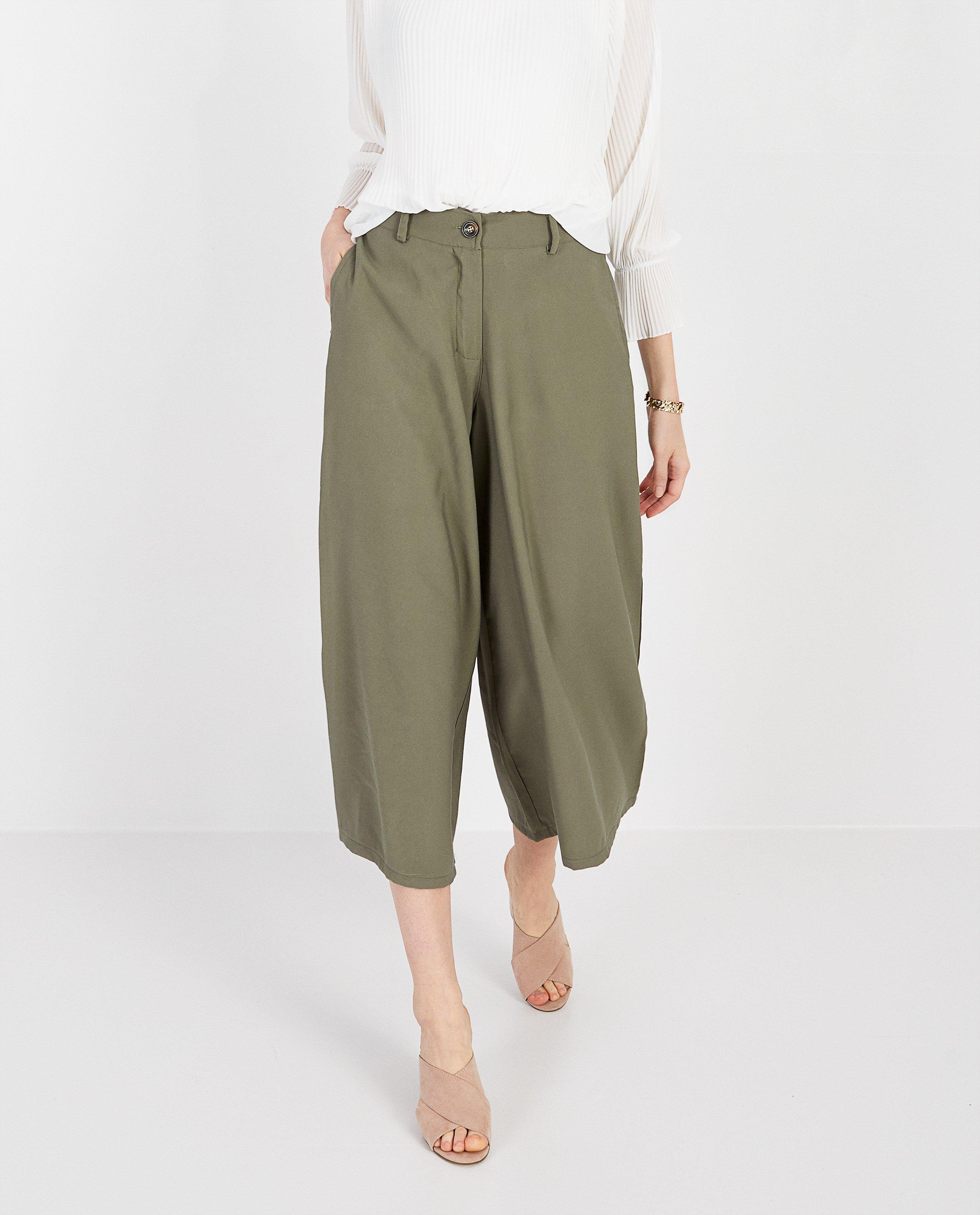 Groene culotte - Product Detail - khaki - afbeelding nummer 2