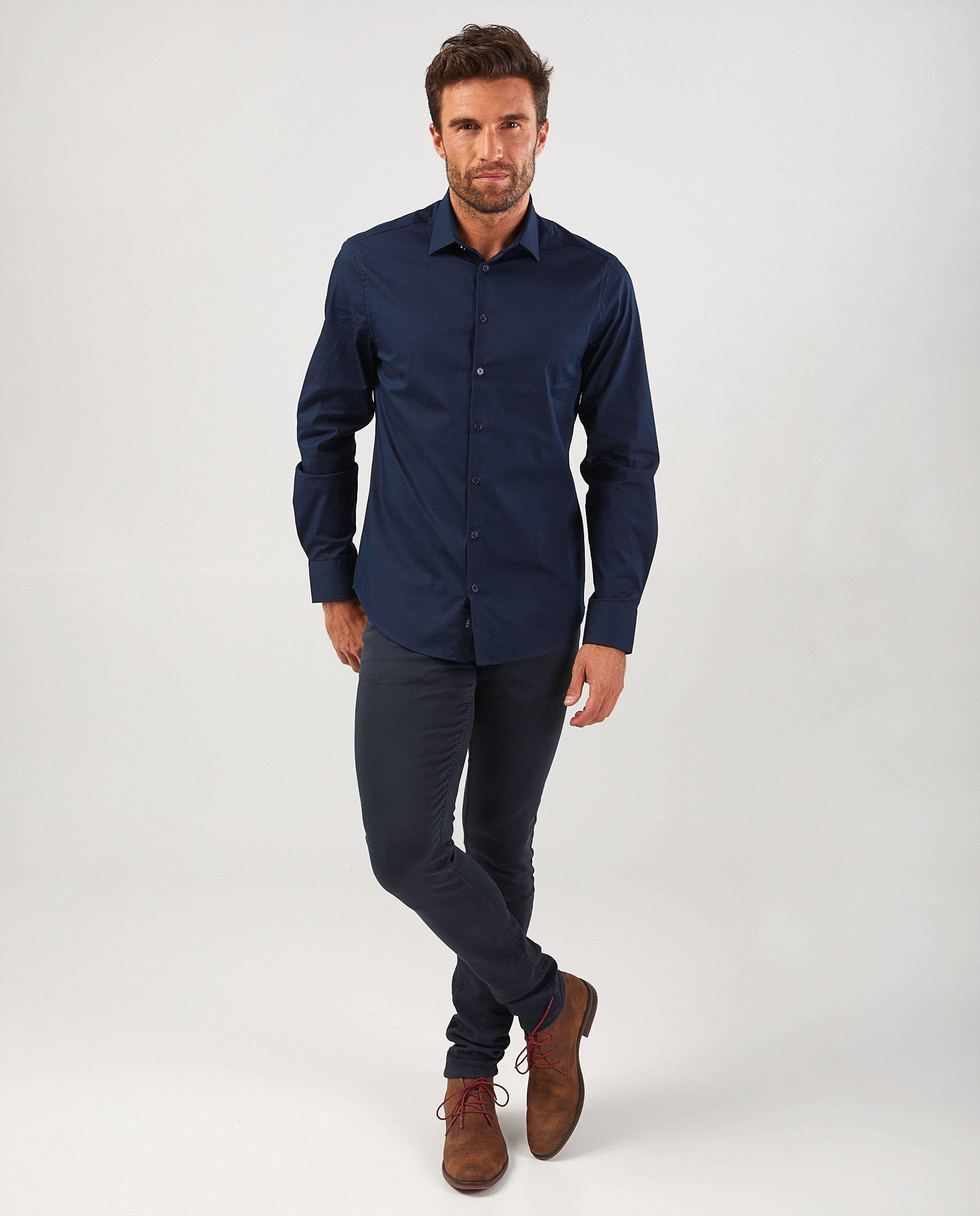 Chemise bleu clair - stretch - Iveo