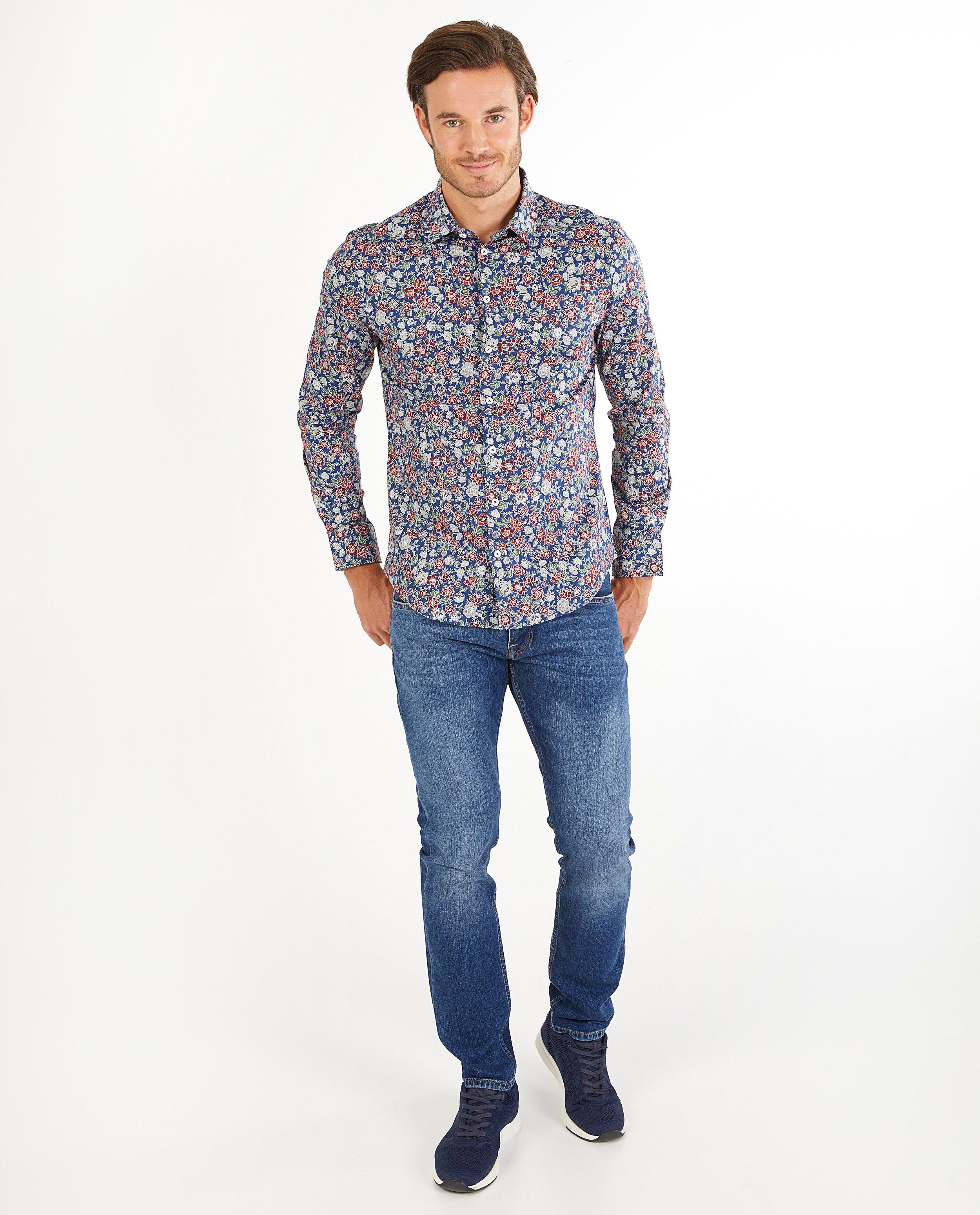 Chemise avec imprimé fleuri - Imprimé intégral - Iveo