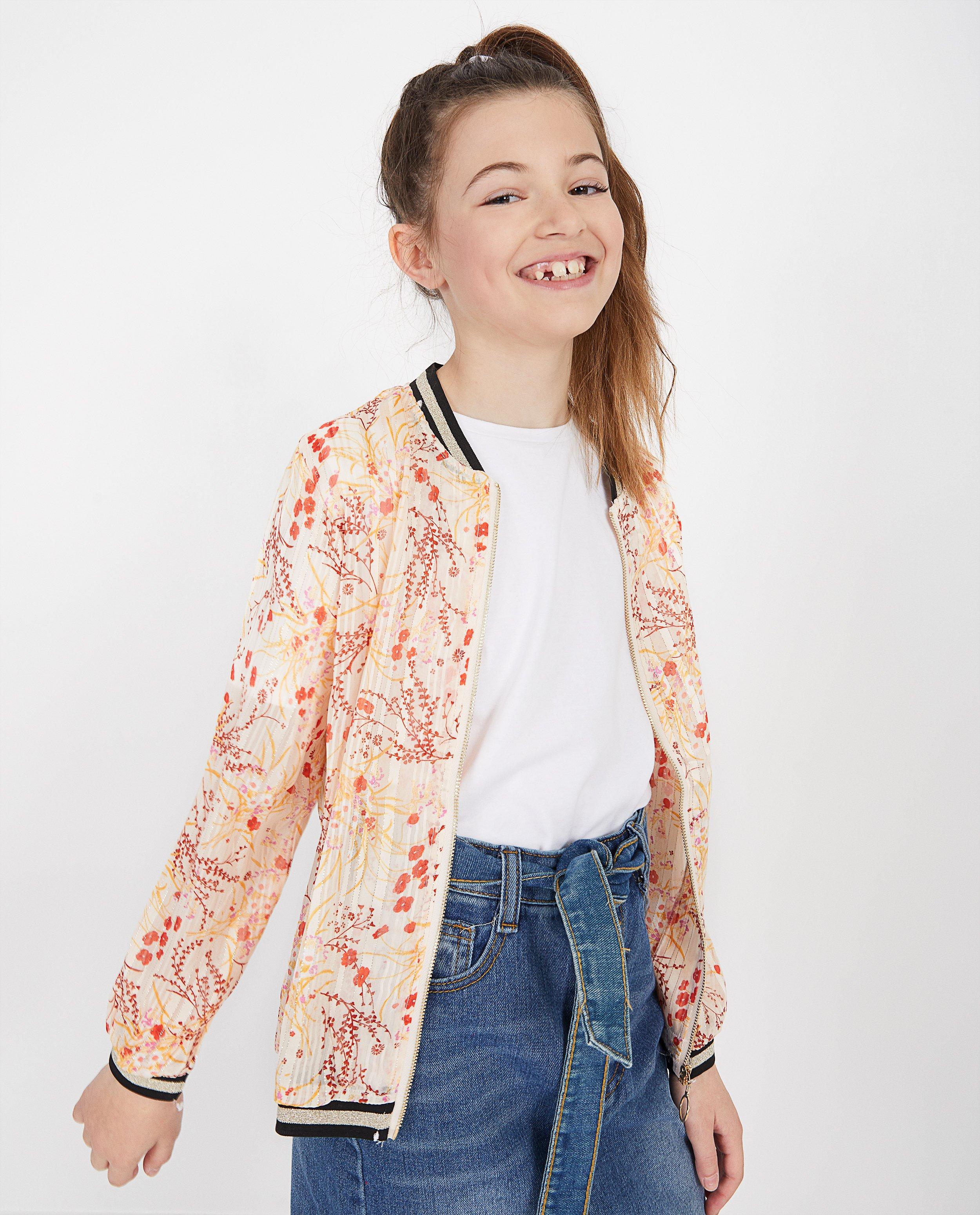 Blazers - Beige vestje met print