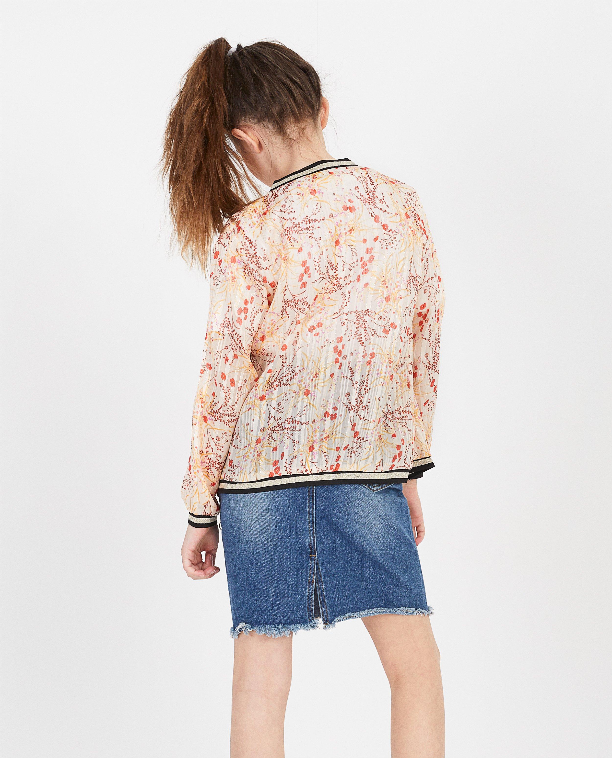 Blazers - Beige vestje met print
