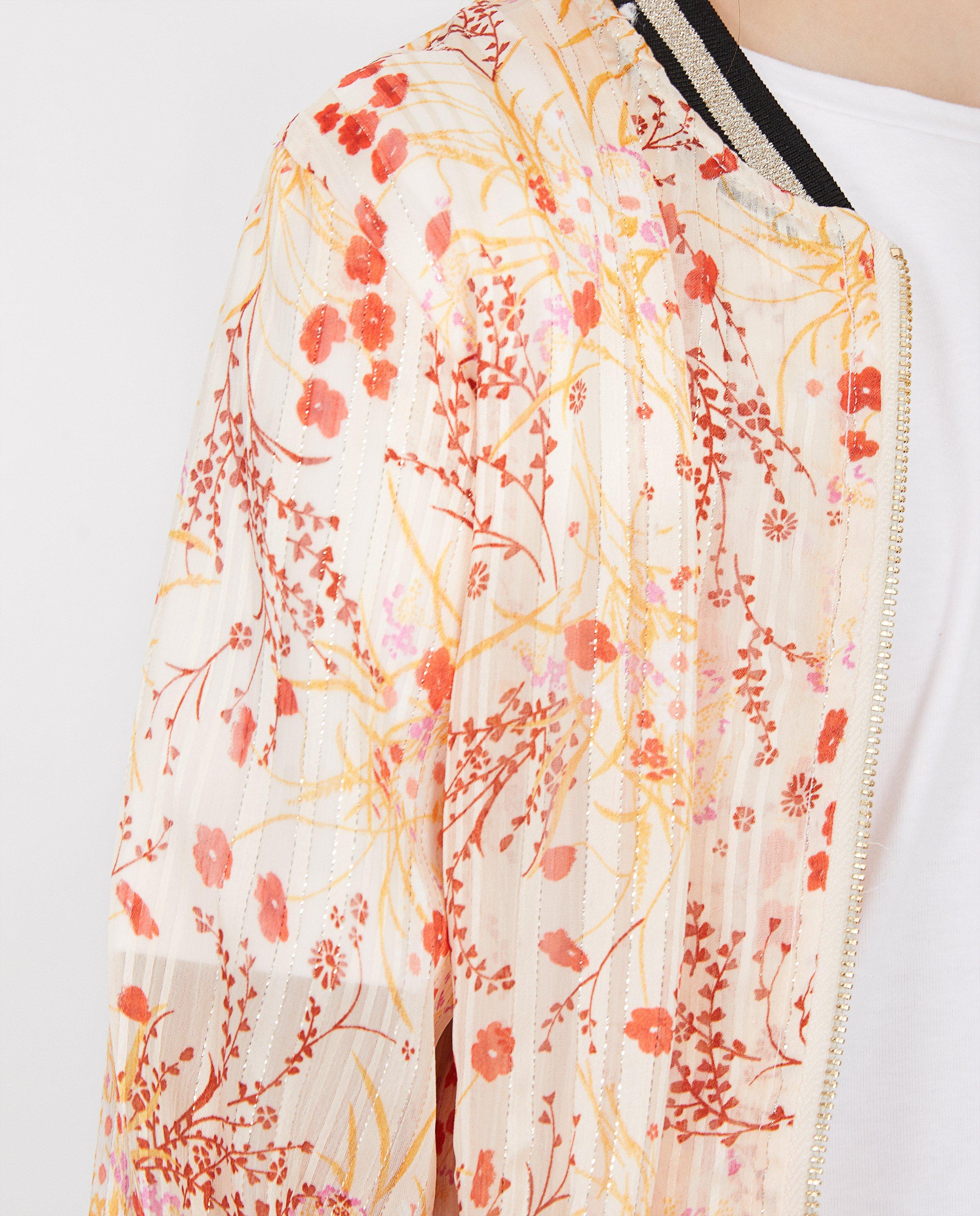 Blazers - Beige vestje met print