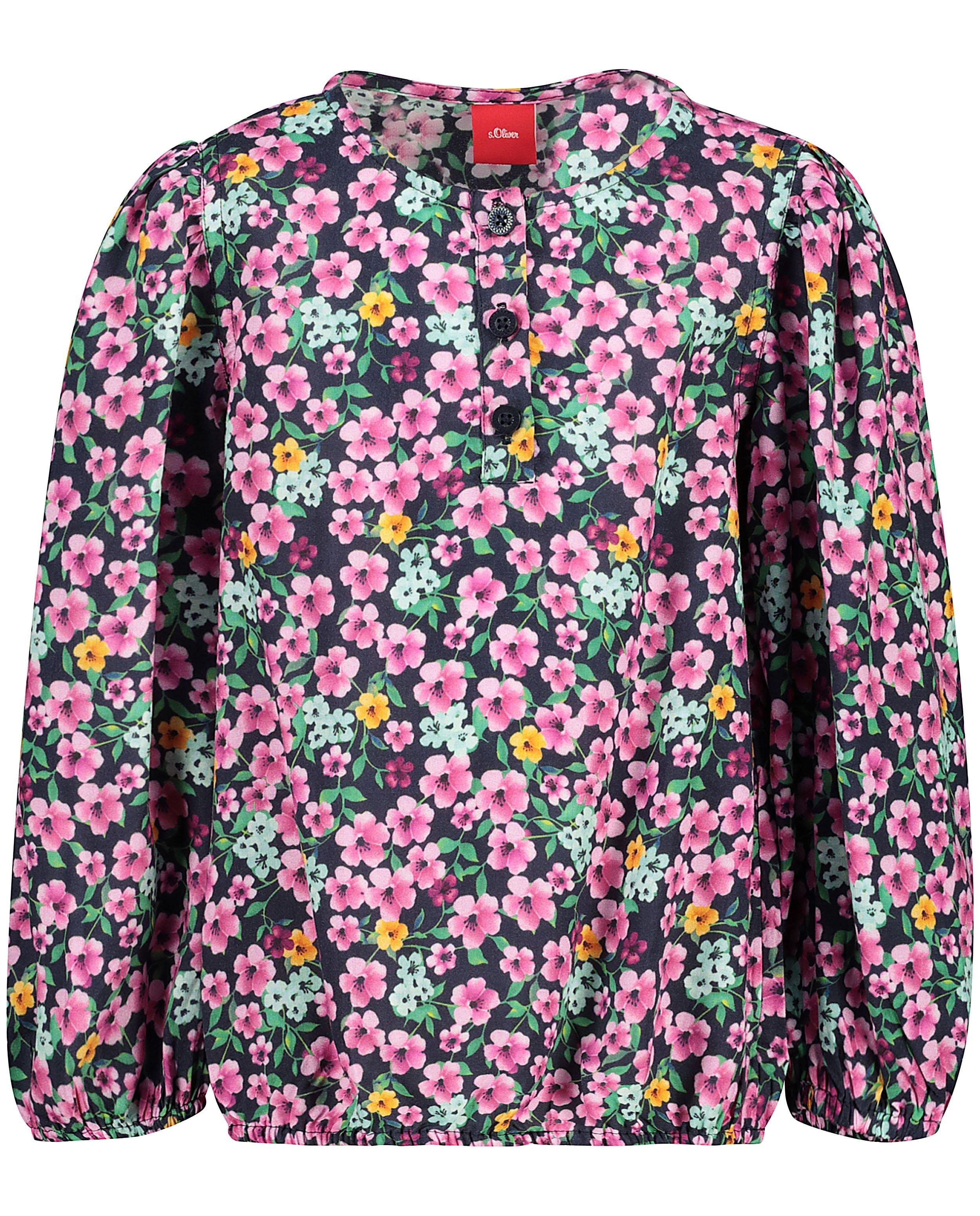 Blouse avec imprimé fleuri s.Oliver - imprimé intégral - S. Oliver