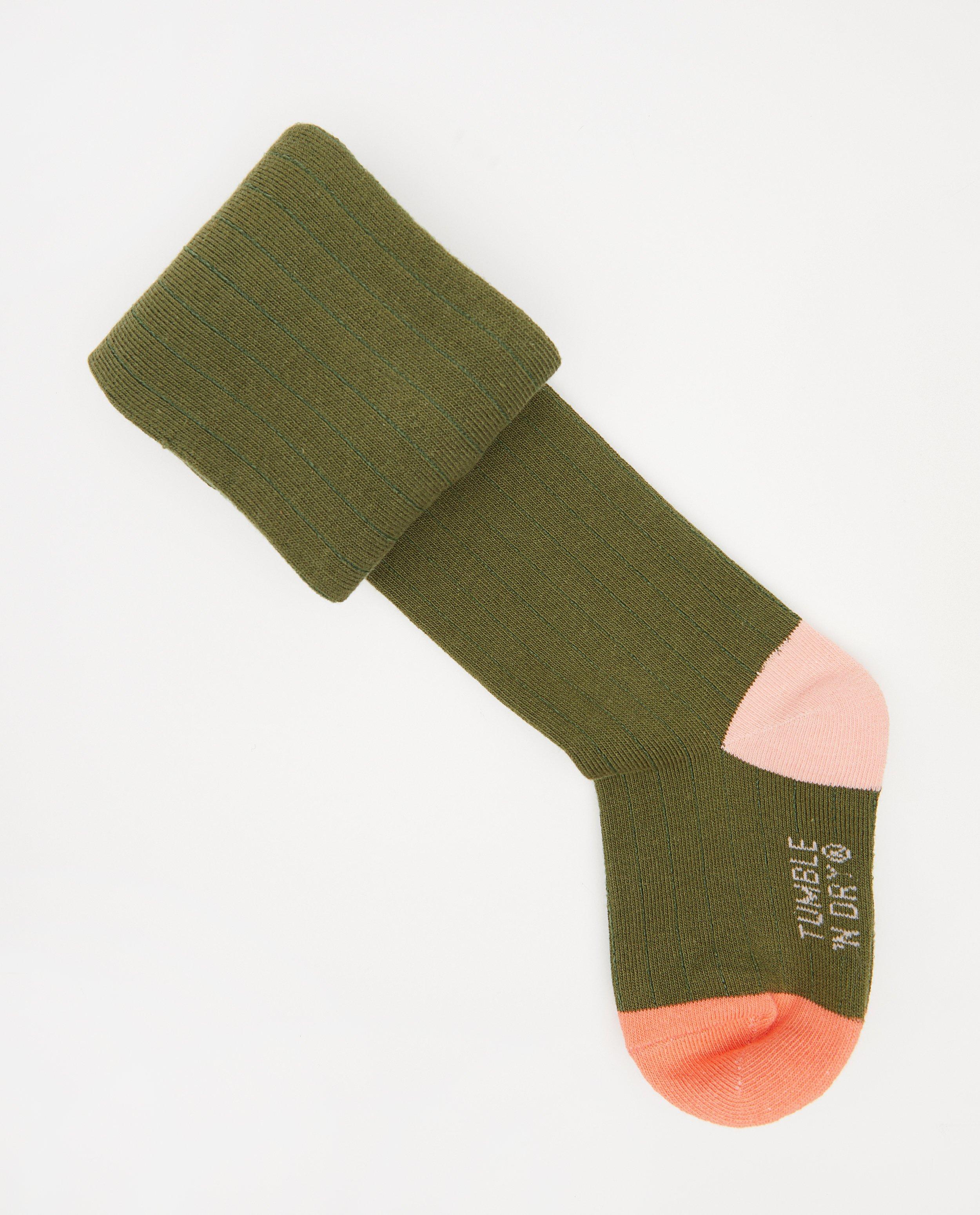 Collant vert foncé Tumble 'n Dry - piqûres verticales - Tumble 'n Dry