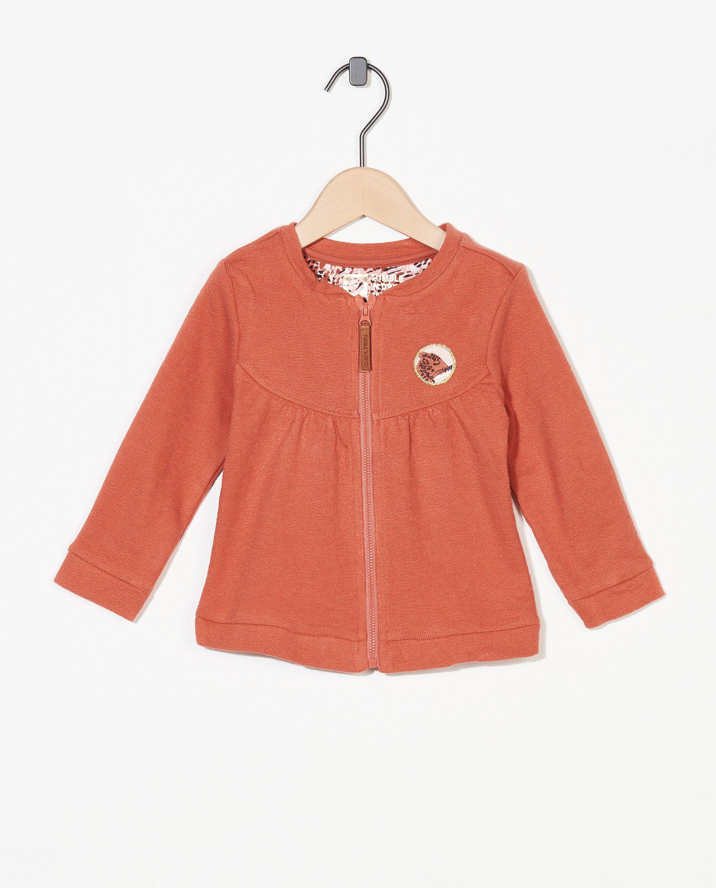 Gilet brun clair Tumble 'n Dry - avec écusson panthère - Tumble 'n Dry