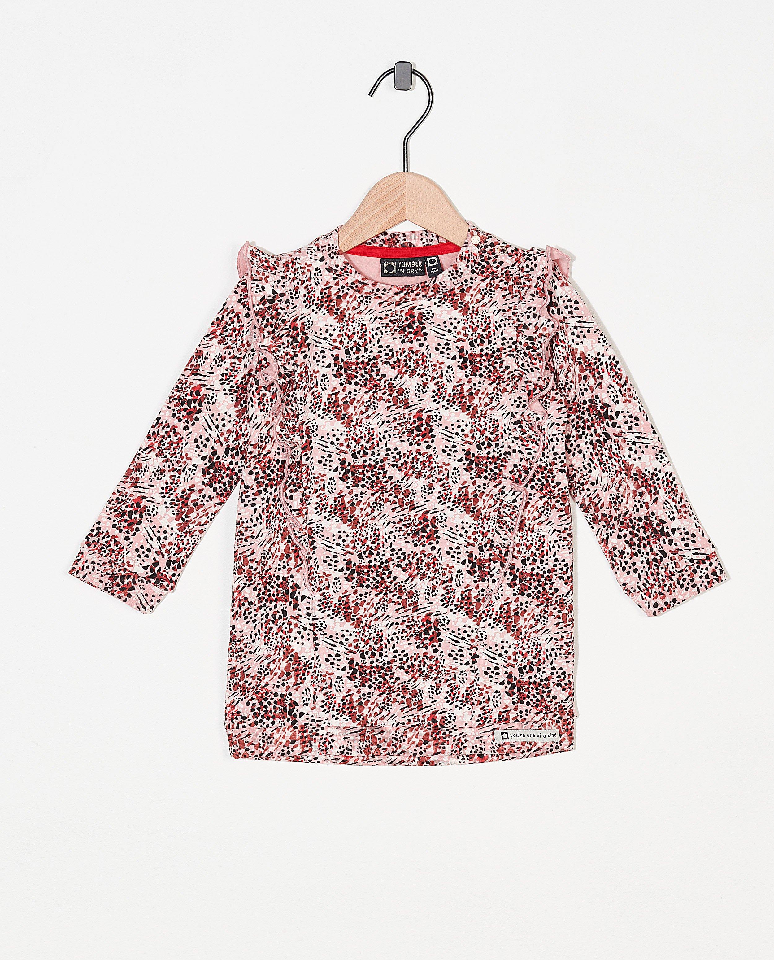 Robe rose molletonnée Tumble 'n Dry - à imprimé intégral - Tumble 'n Dry