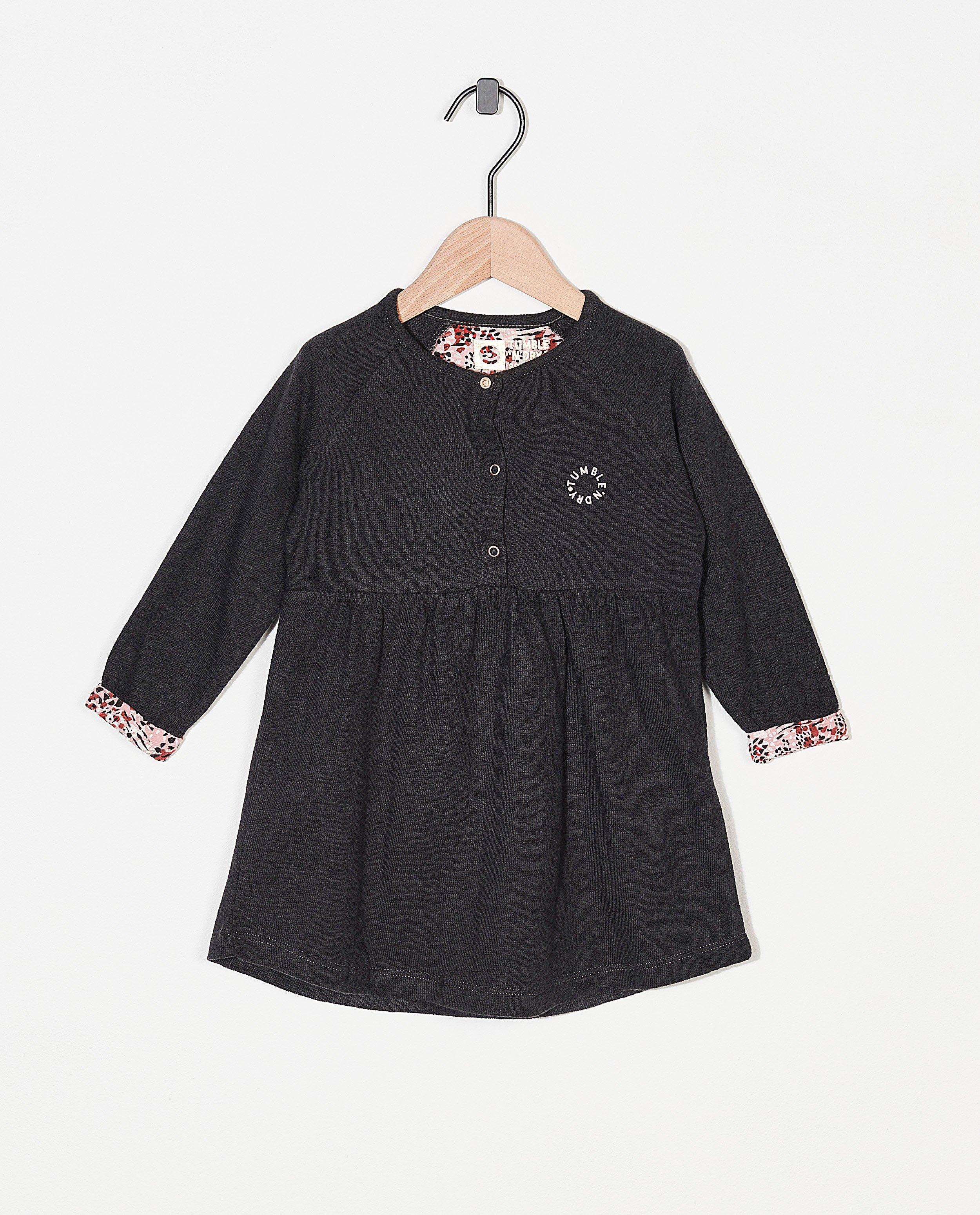 Donkergrijze jurk Tumble 'n Dry - stretch - Tumble 'n Dry