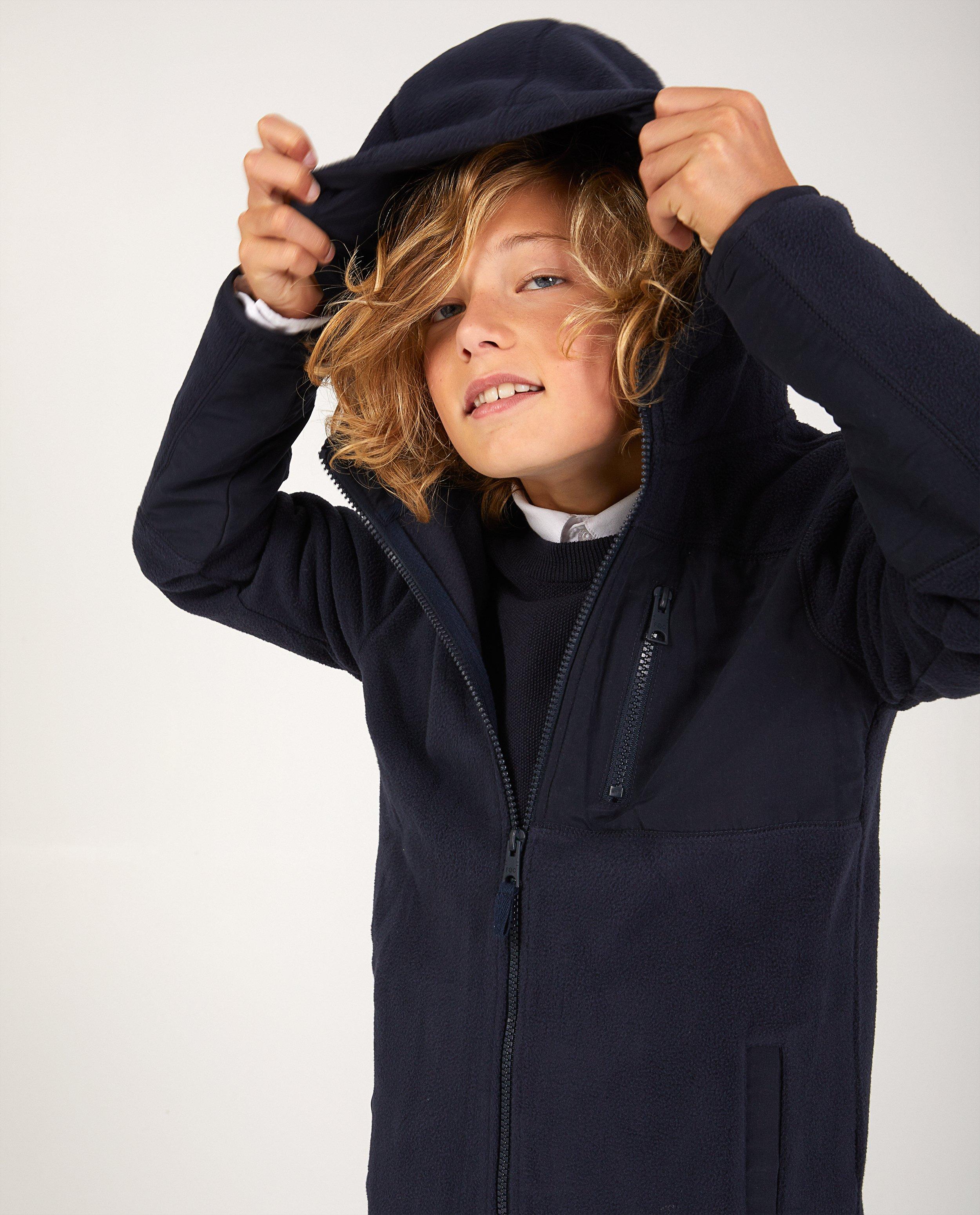 Cardigans - Veste en polaire bleu foncé