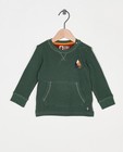 Groene sweater Tumble 'n Dry - met wafelstructuur - Tumble 'n Dry