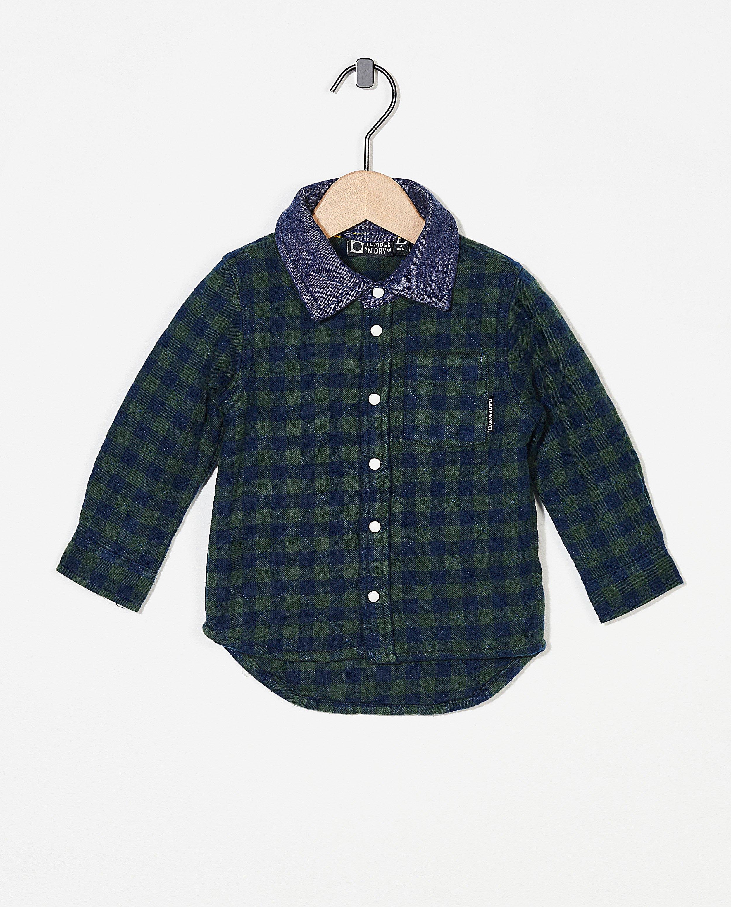 Chemise à carreaux Tumble 'n Dry - bleue et verte - Tumble 'n Dry