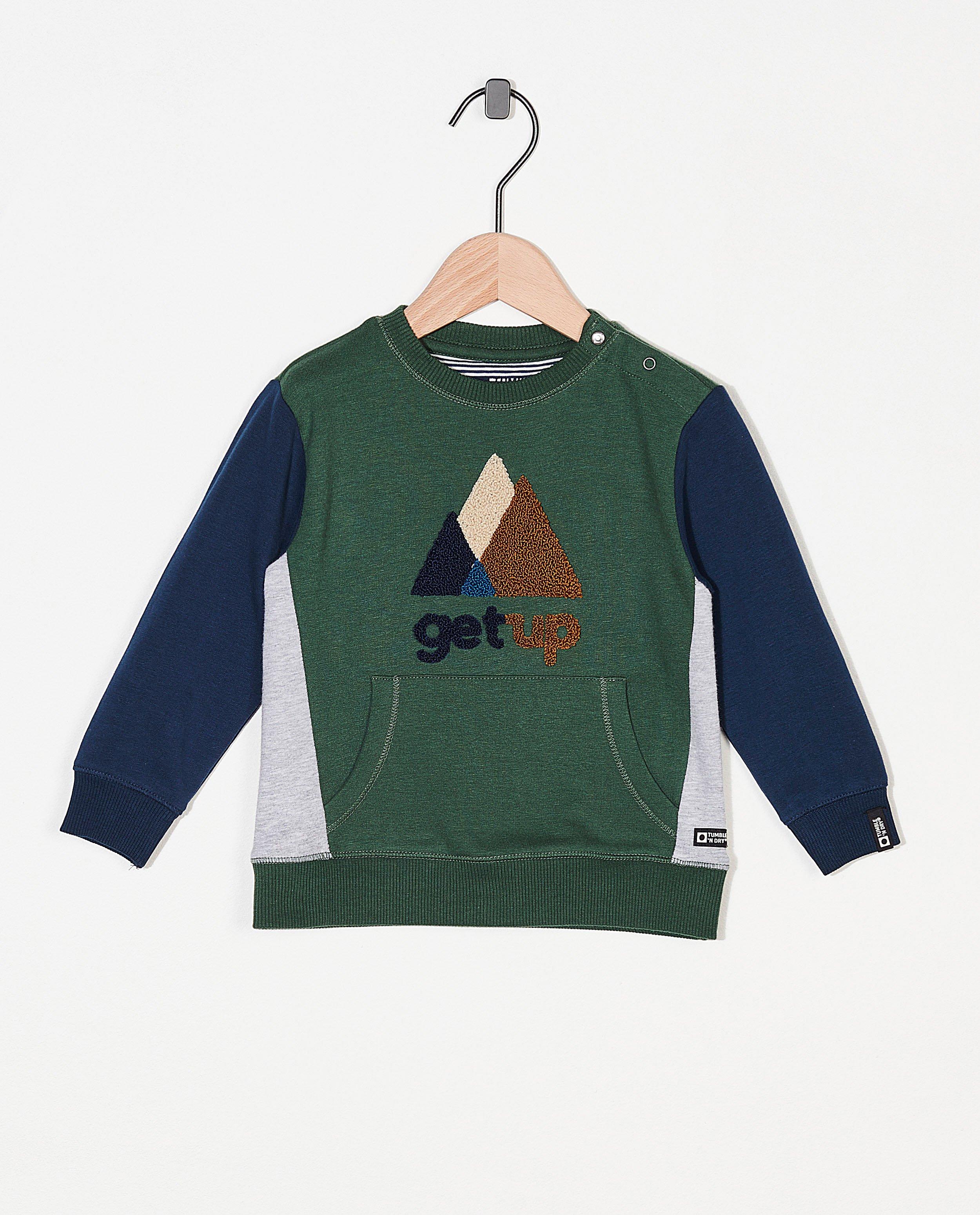 Sweat vert Tumble ’n Dry - avec fil bouclette - Tumble 'n Dry