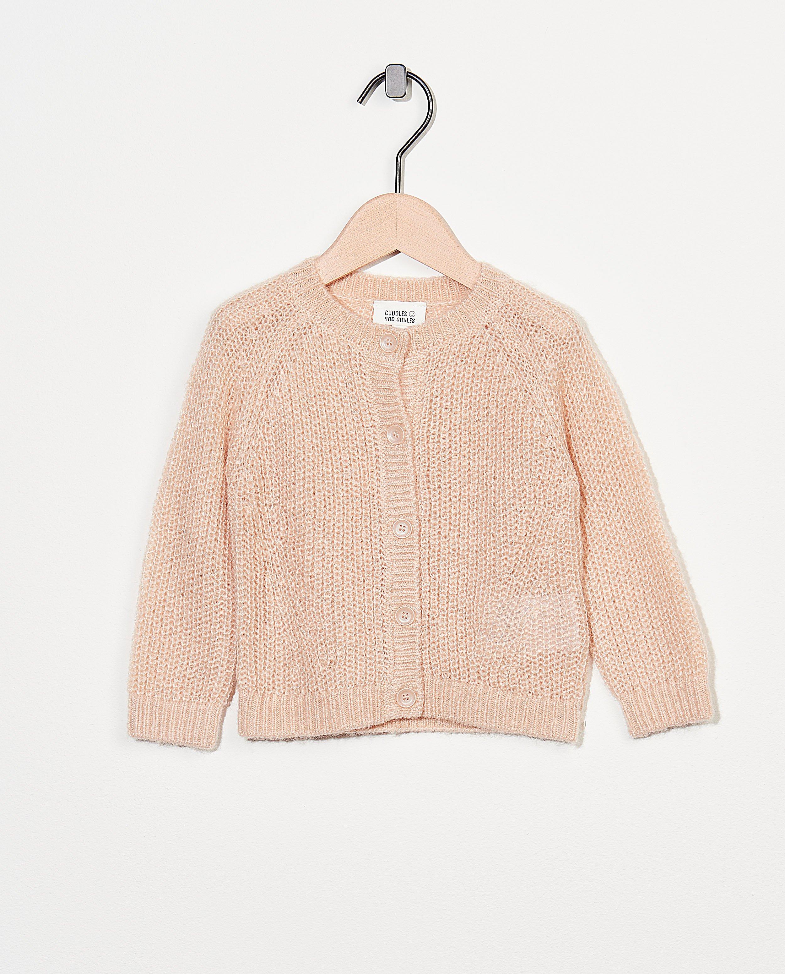 Witte cardigan - gebreid - Cuddles and Smiles