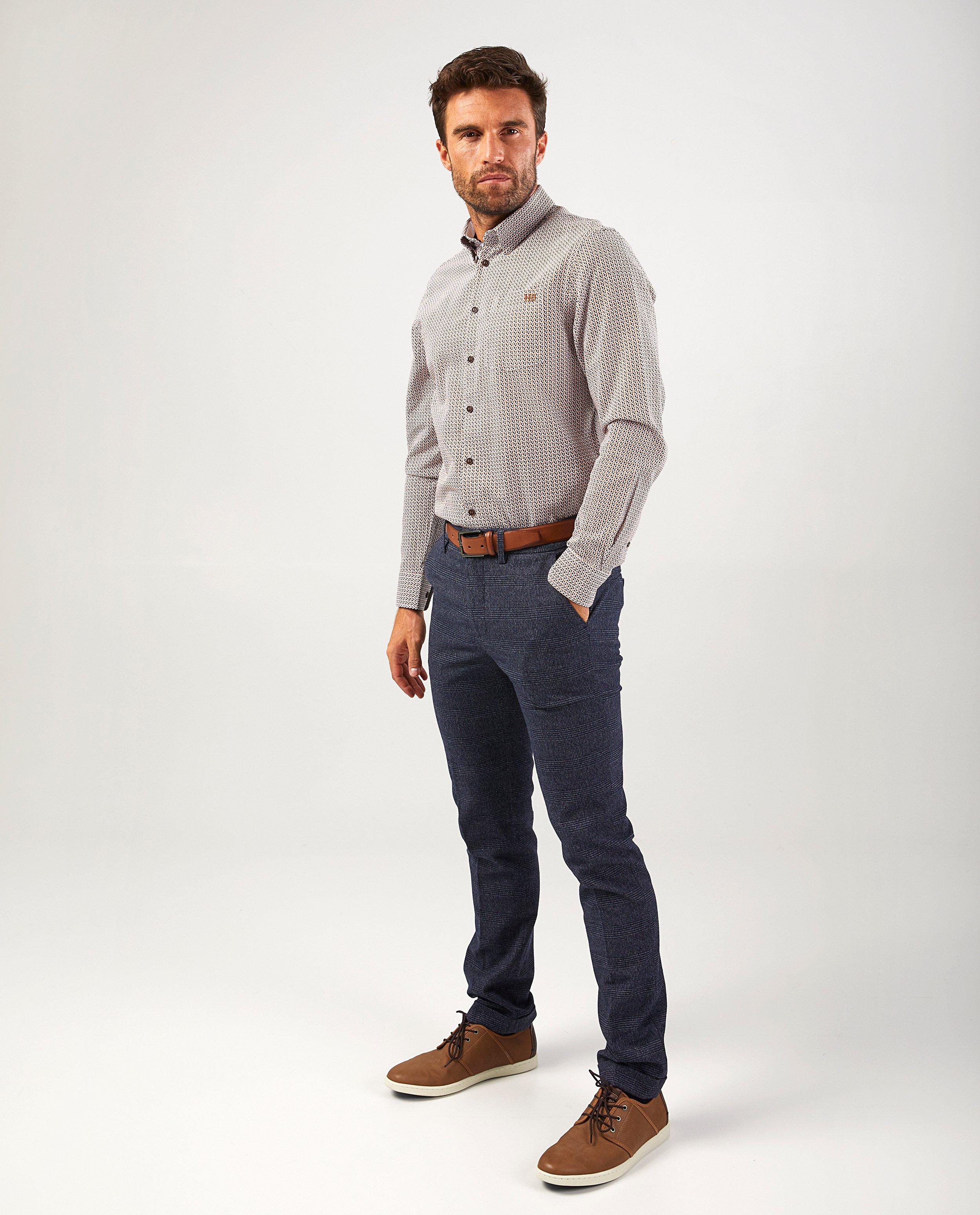 Wit hemd met print Hampton Bays - allover - Hampton Bays