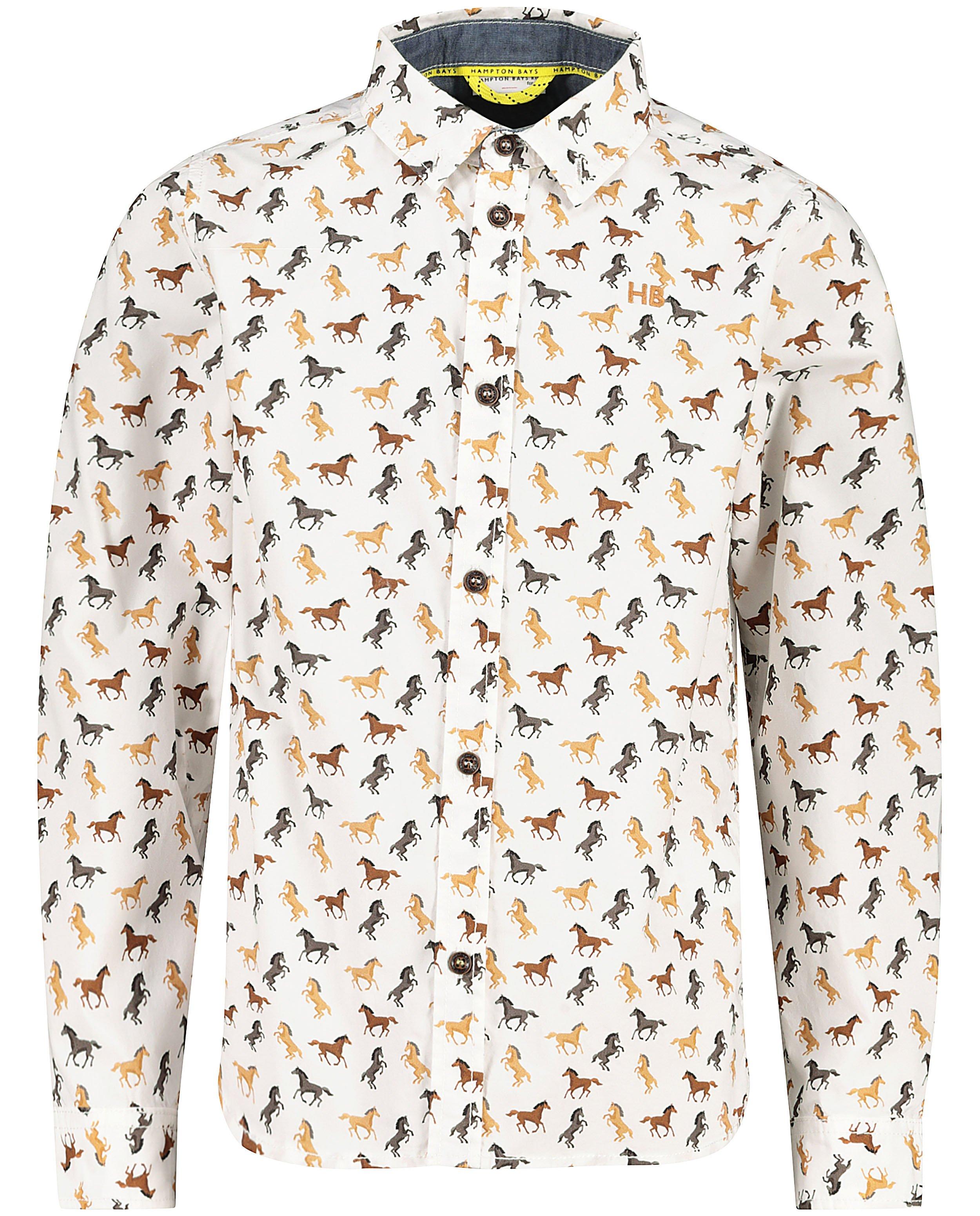 Wit hemd met print Hampton Bays - allover - Hampton Bays