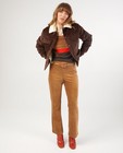 Manteau en velours côtelé Karen Damen - en brun foncé - Karen Damen